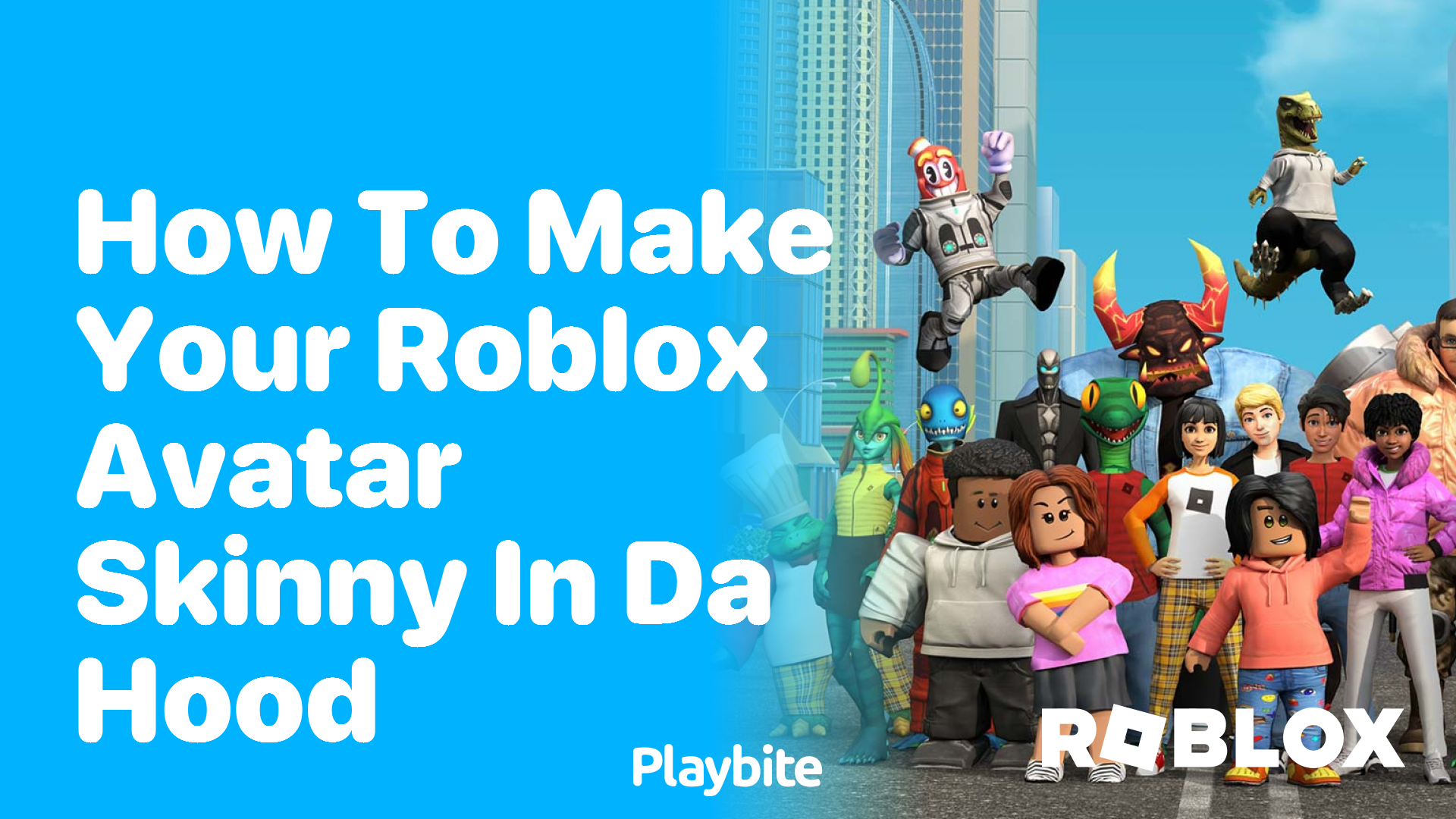 How to Make Your Roblox Avatar Skinny in Da Hood - Playbite