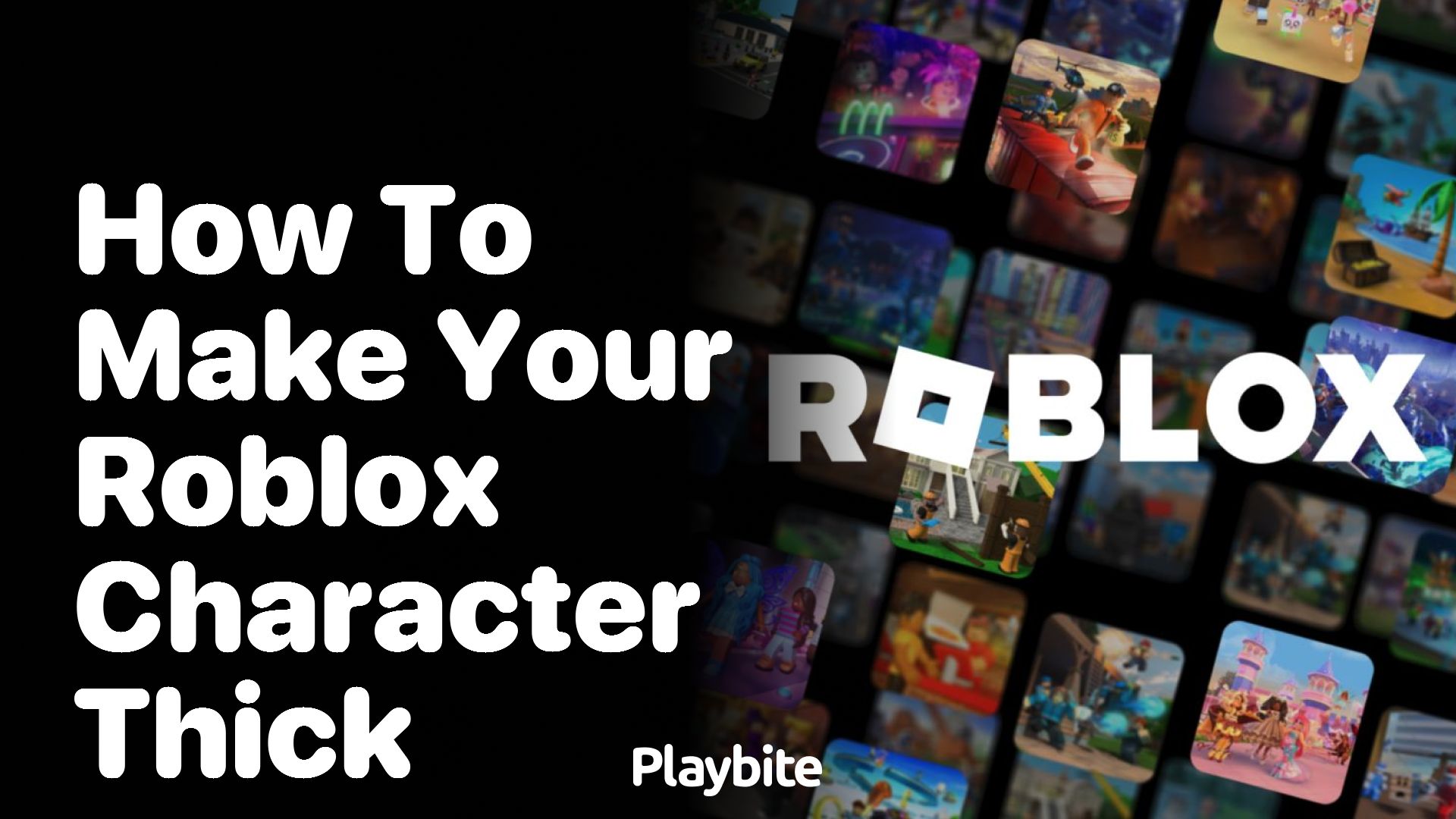 How to Make Your Roblox Character Thick