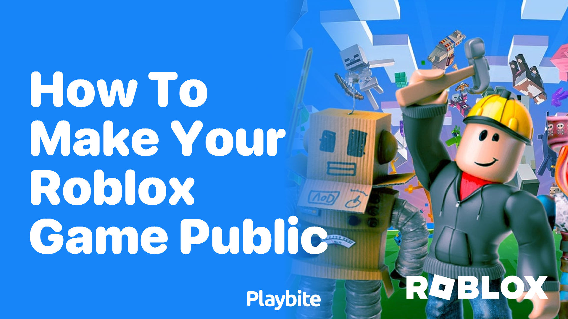 How to Make Your Roblox Game Public