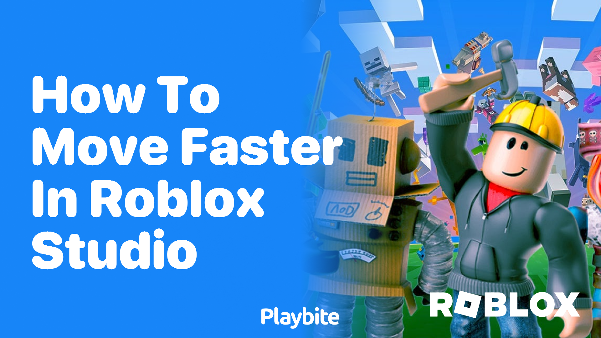 How to Move Faster in Roblox Studio