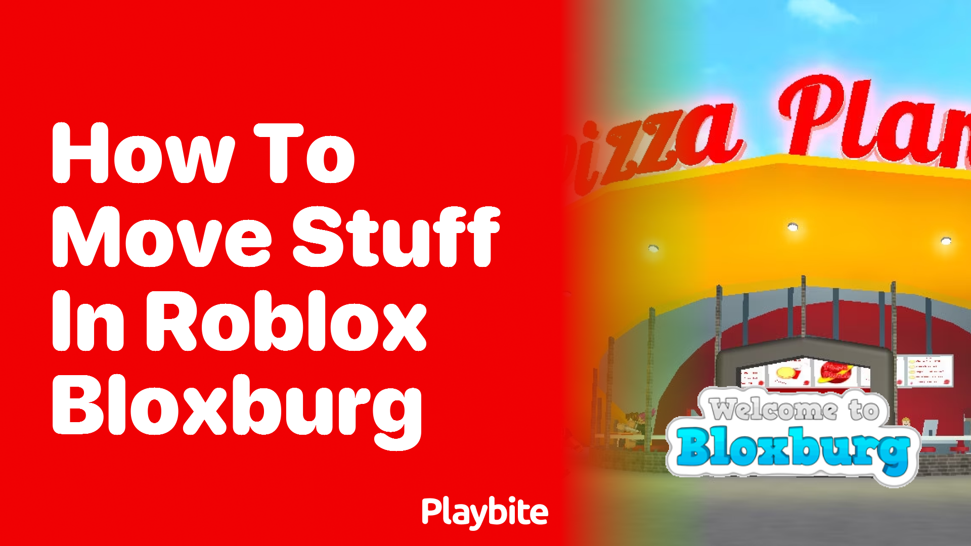 How to Move Stuff in Roblox Bloxburg