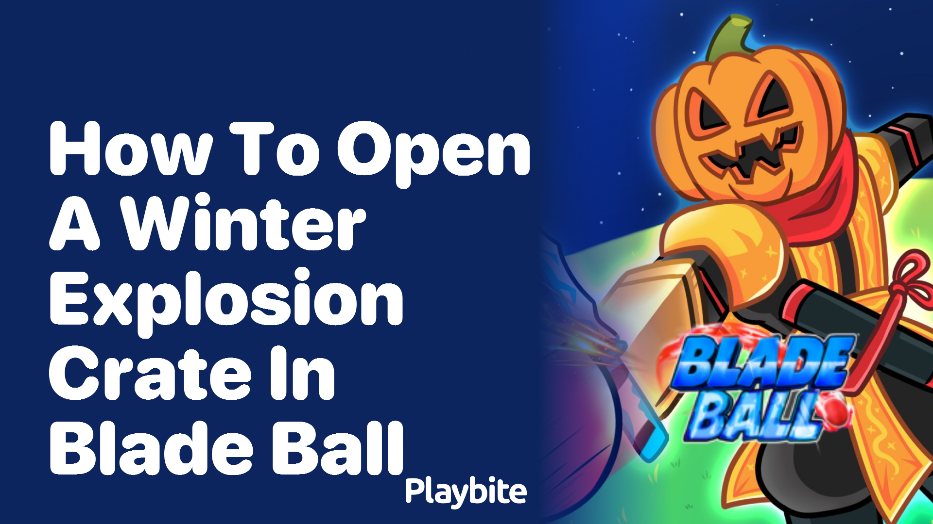 How to Open a Winter Explosion Crate in Blade Ball
