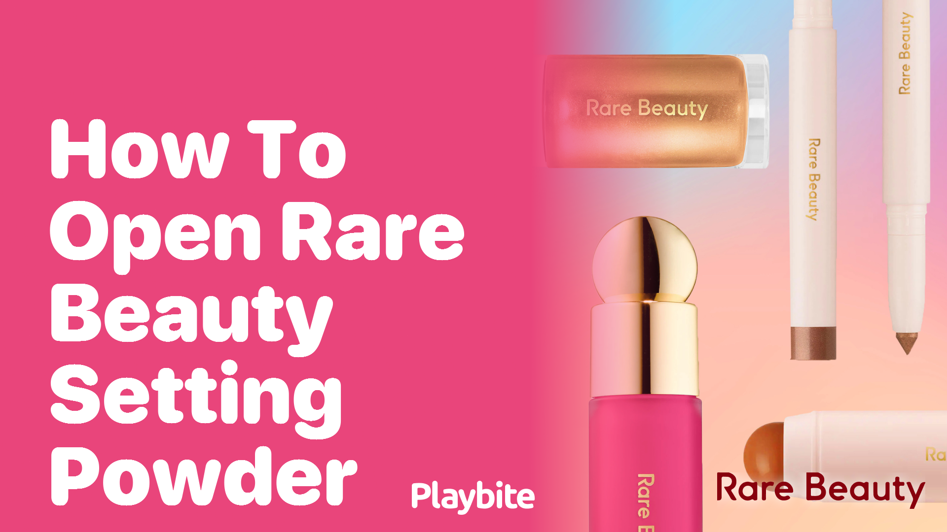 How to Open Rare Beauty Setting Powder Effortlessly