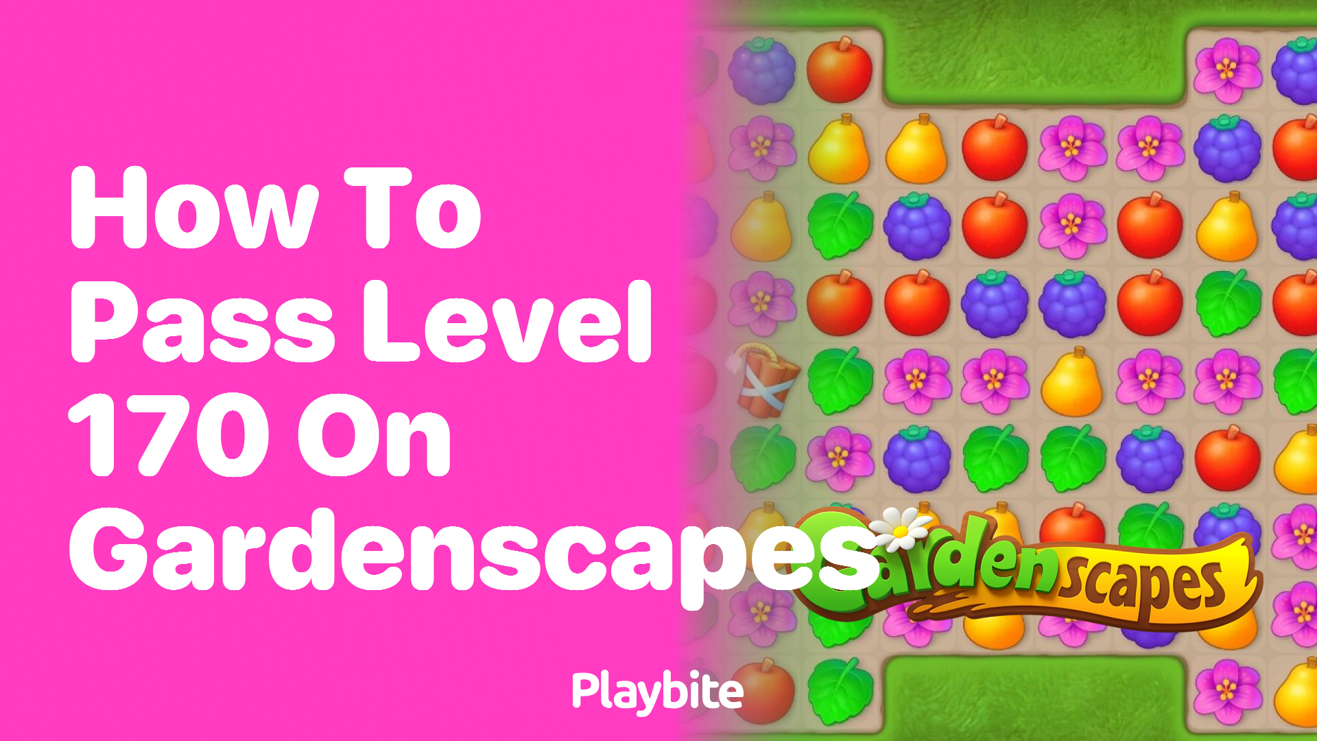 How to Pass Level 170 on Gardenscapes