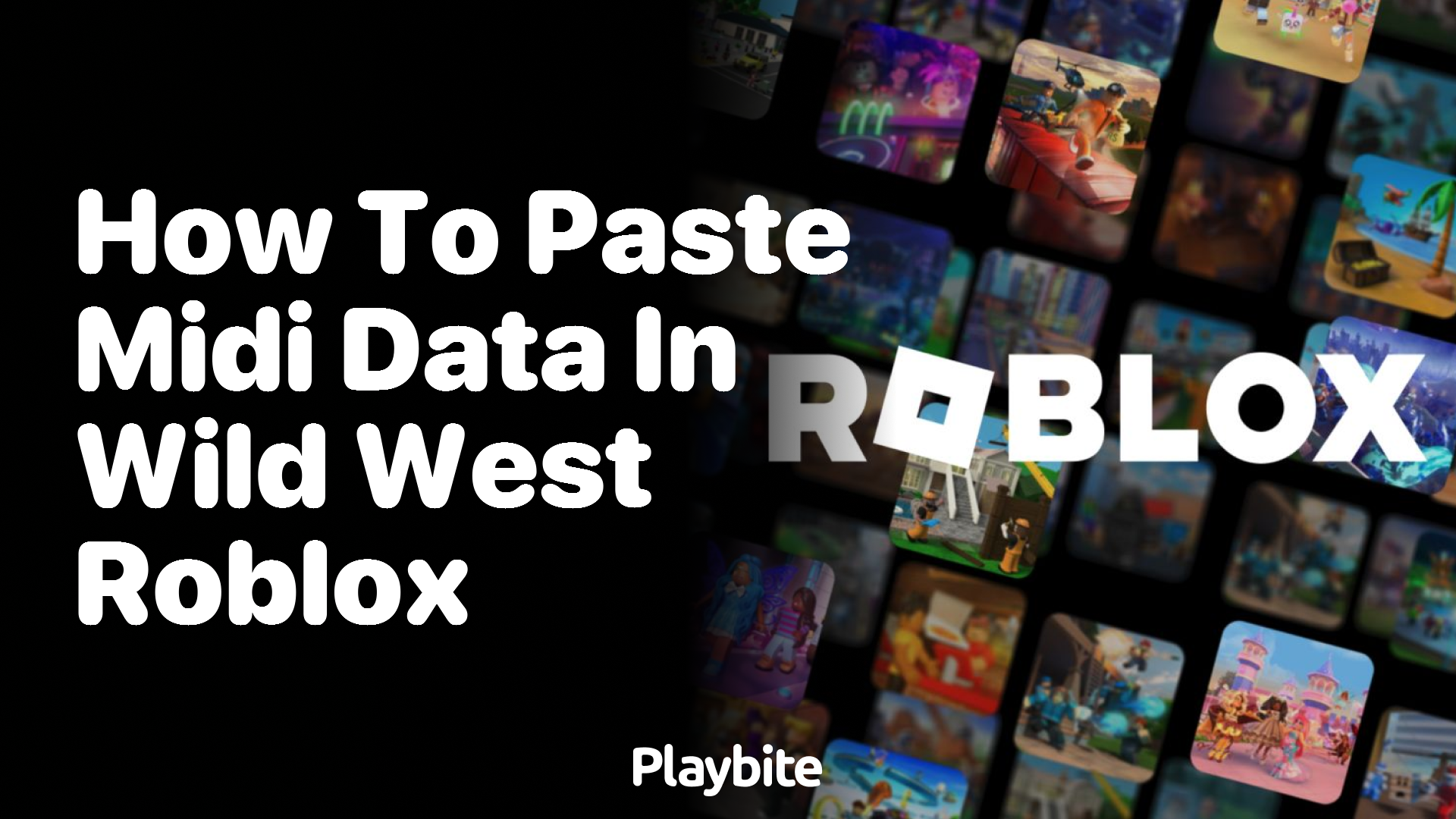 How to Paste MIDI Data in Wild West Roblox