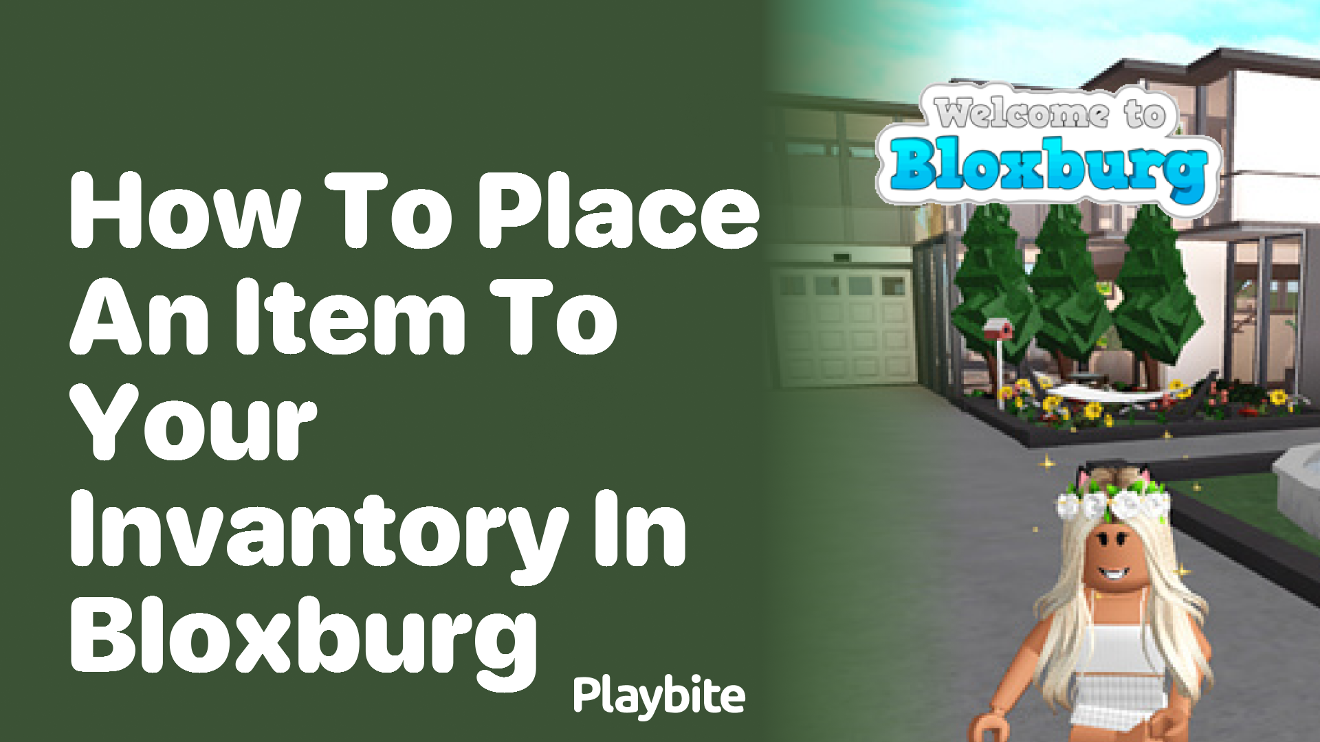 How to Place an Item to Your Inventory in Bloxburg