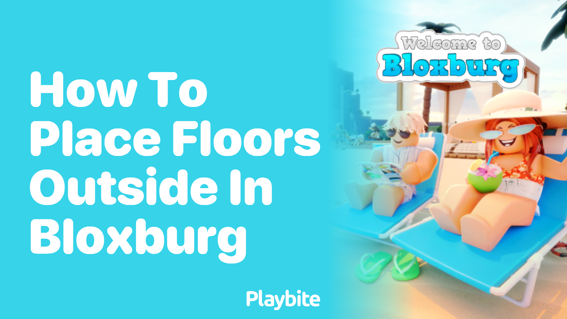 How to Place Floors Outside in Bloxburg