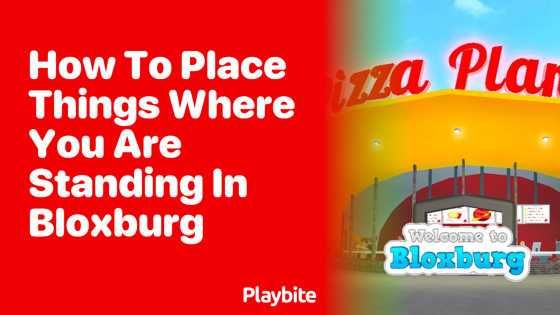 How to Place Things Where You Are Standing in Bloxburg