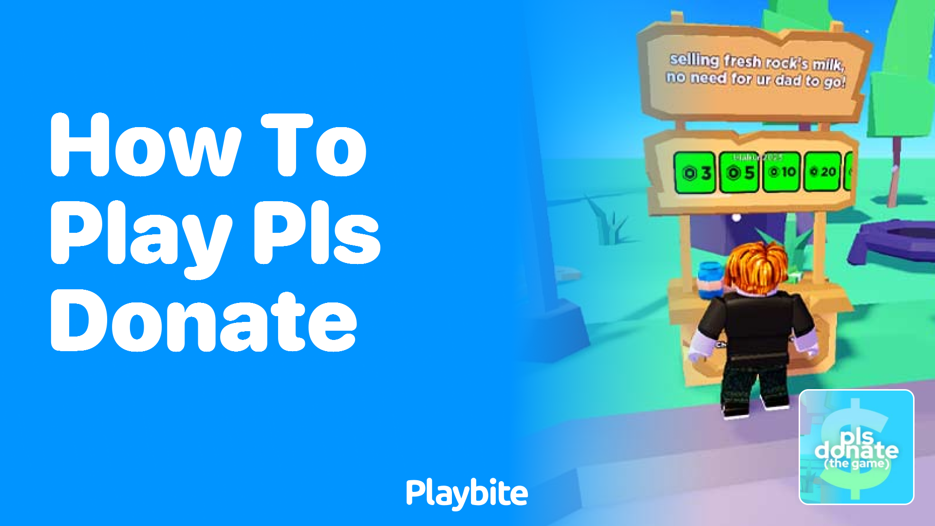 How to Play PLS DONATE on Roblox