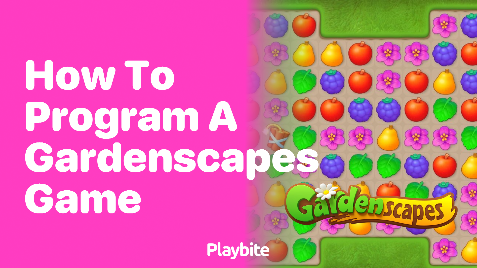 How to Program a Game Like Gardenscapes