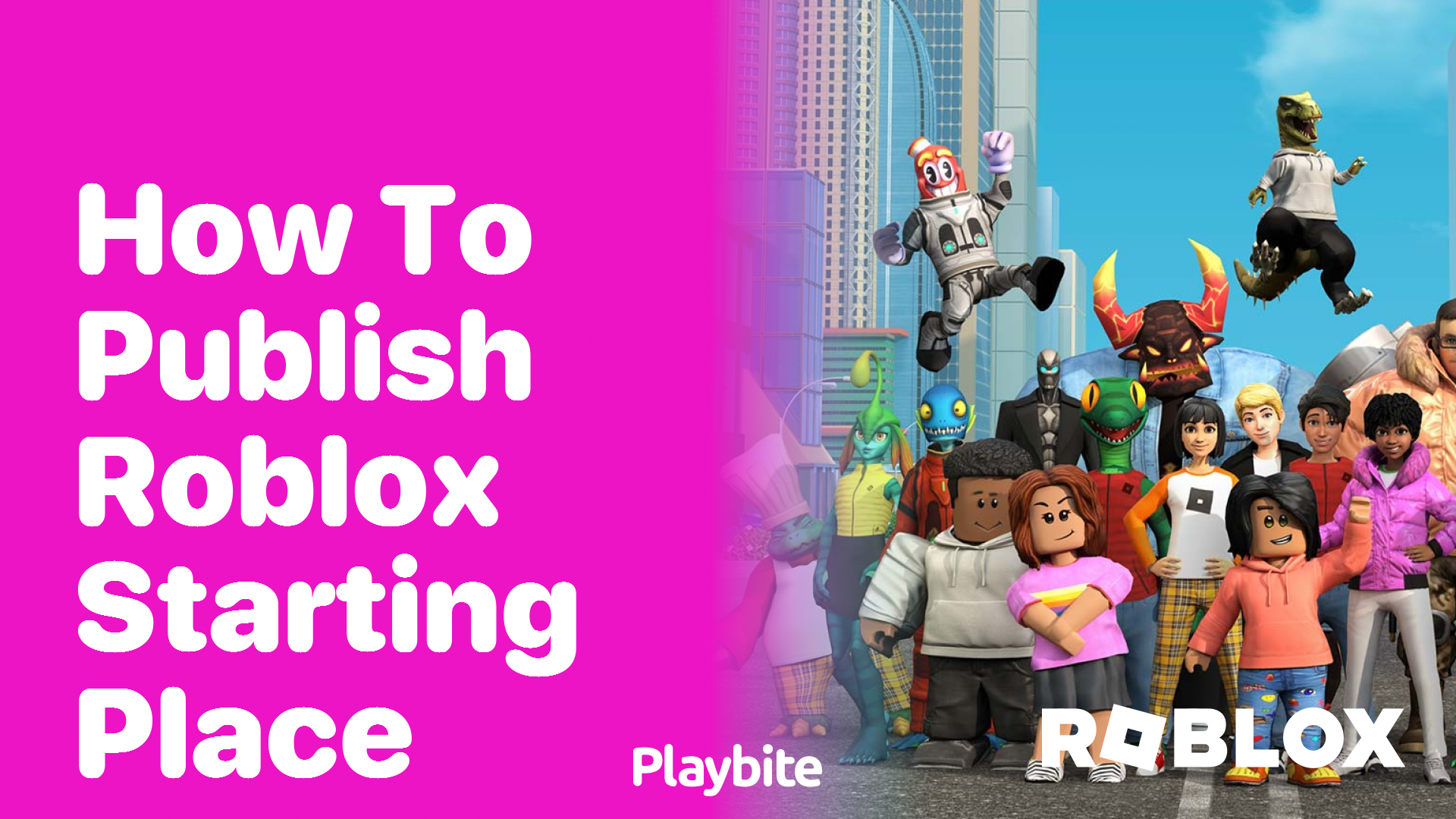 How to Publish Your Starting Place on Roblox