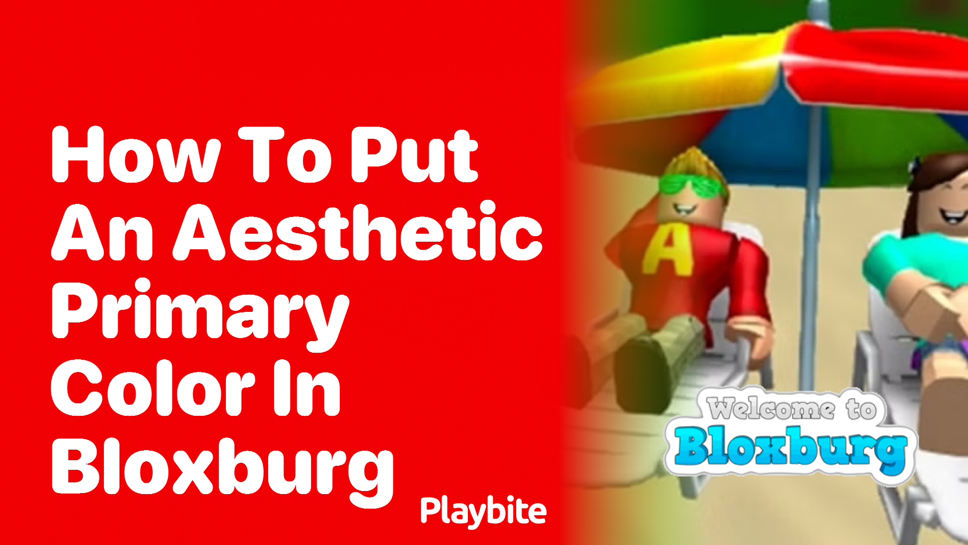 How to Put an Aesthetic Primary Color in Bloxburg