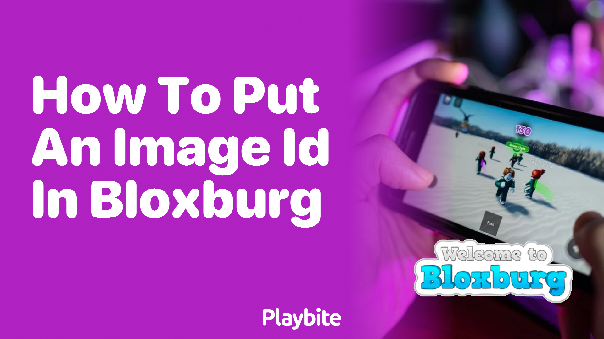 How to Put an Image ID in Bloxburg