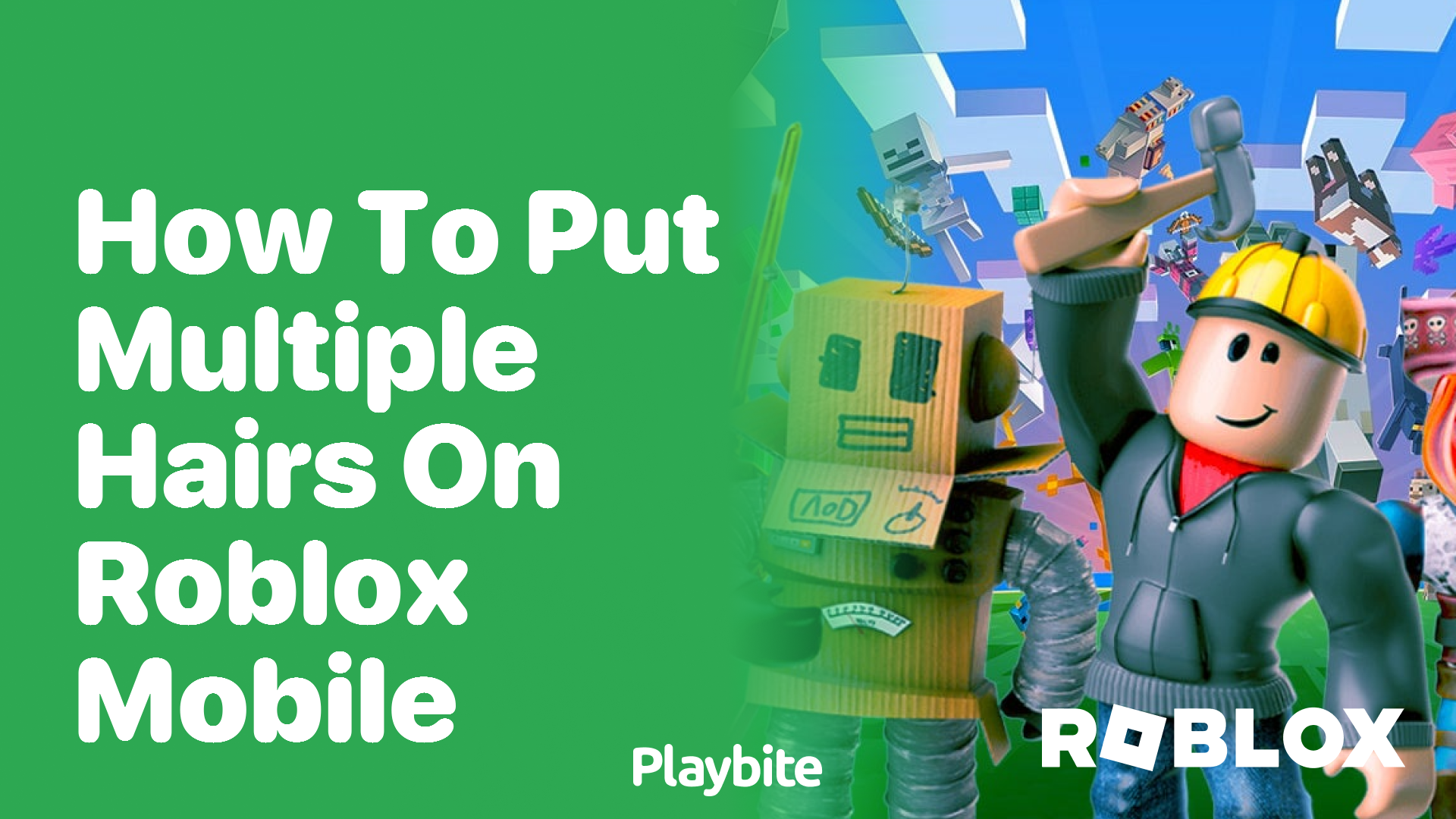 How to Put Multiple Hairs on Roblox Mobile