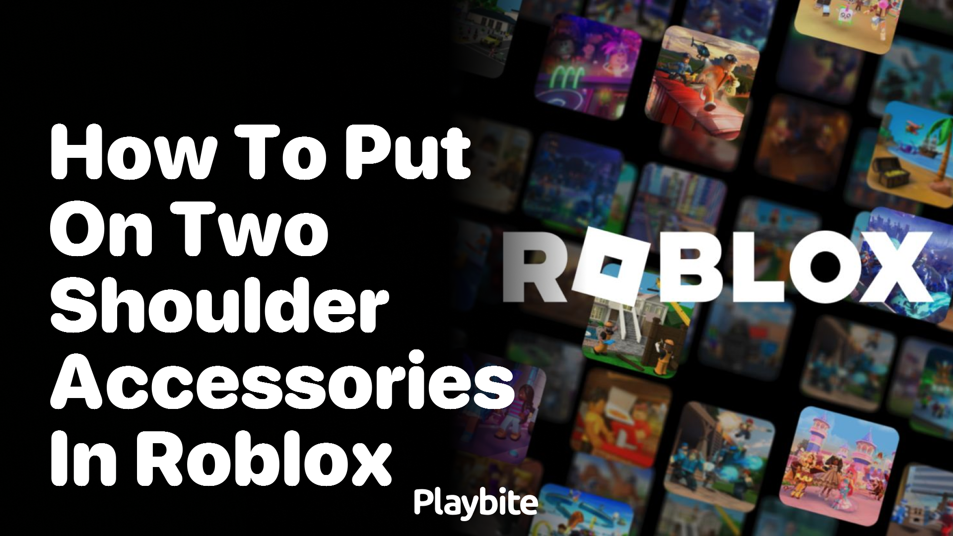 How to Put On Two Shoulder Accessories in Roblox