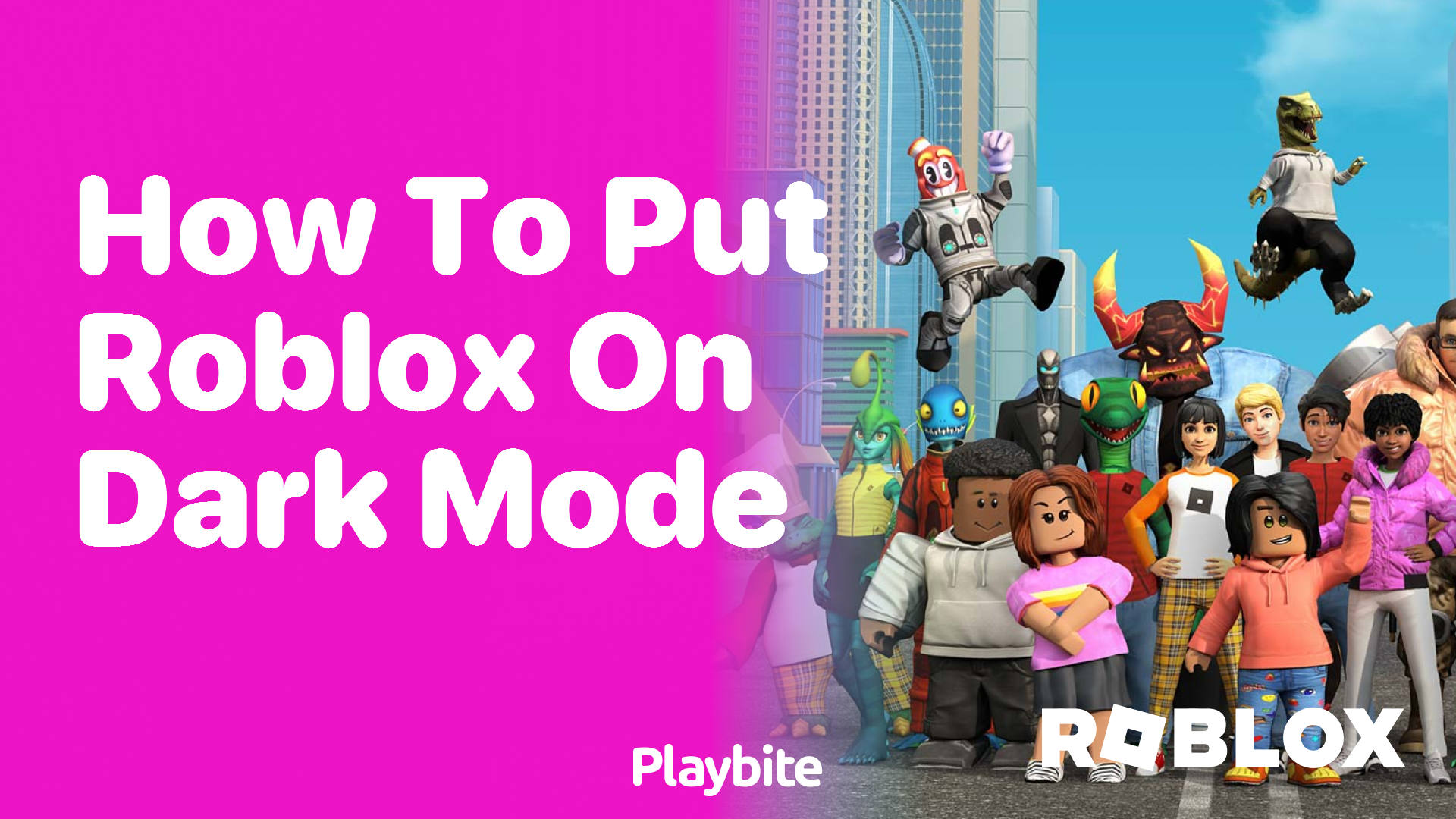 How to Put Roblox on Dark Mode