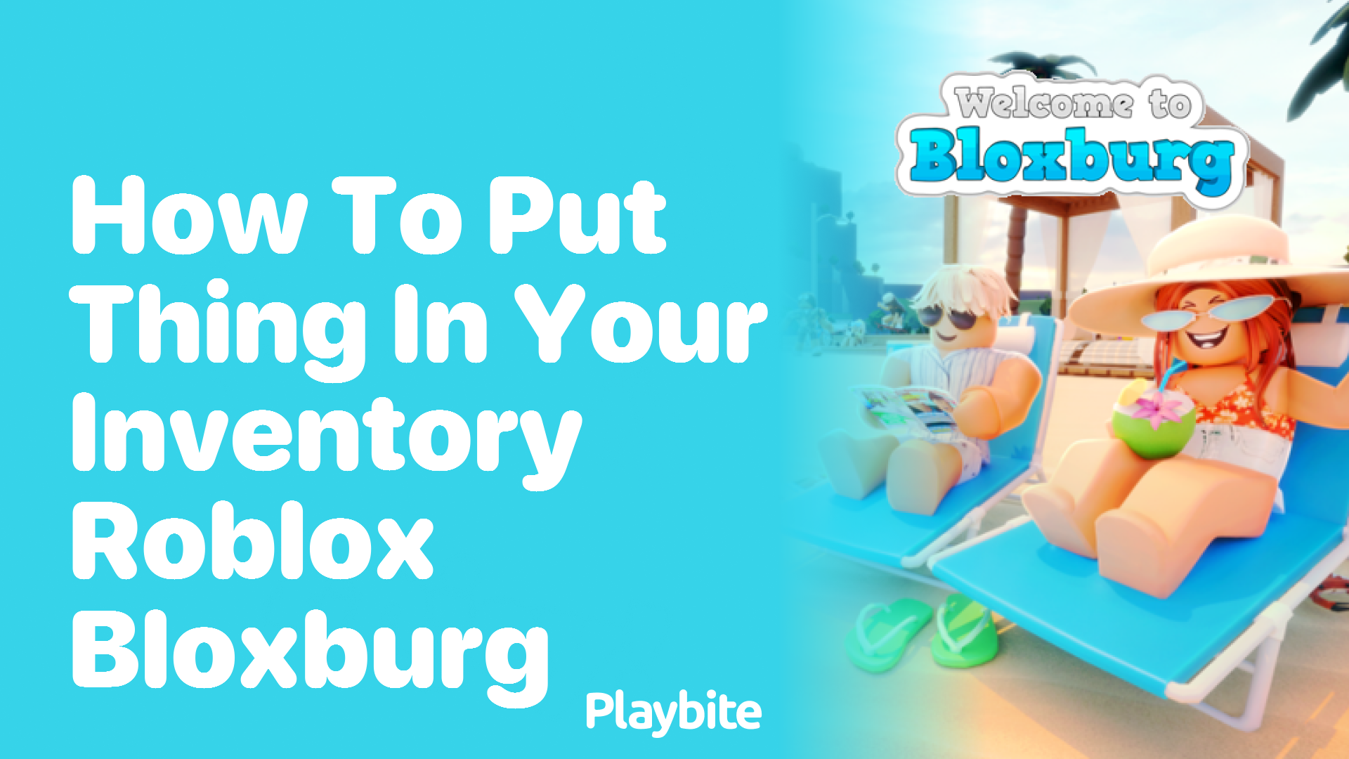 How to Put Things in Your Inventory in Roblox Bloxburg