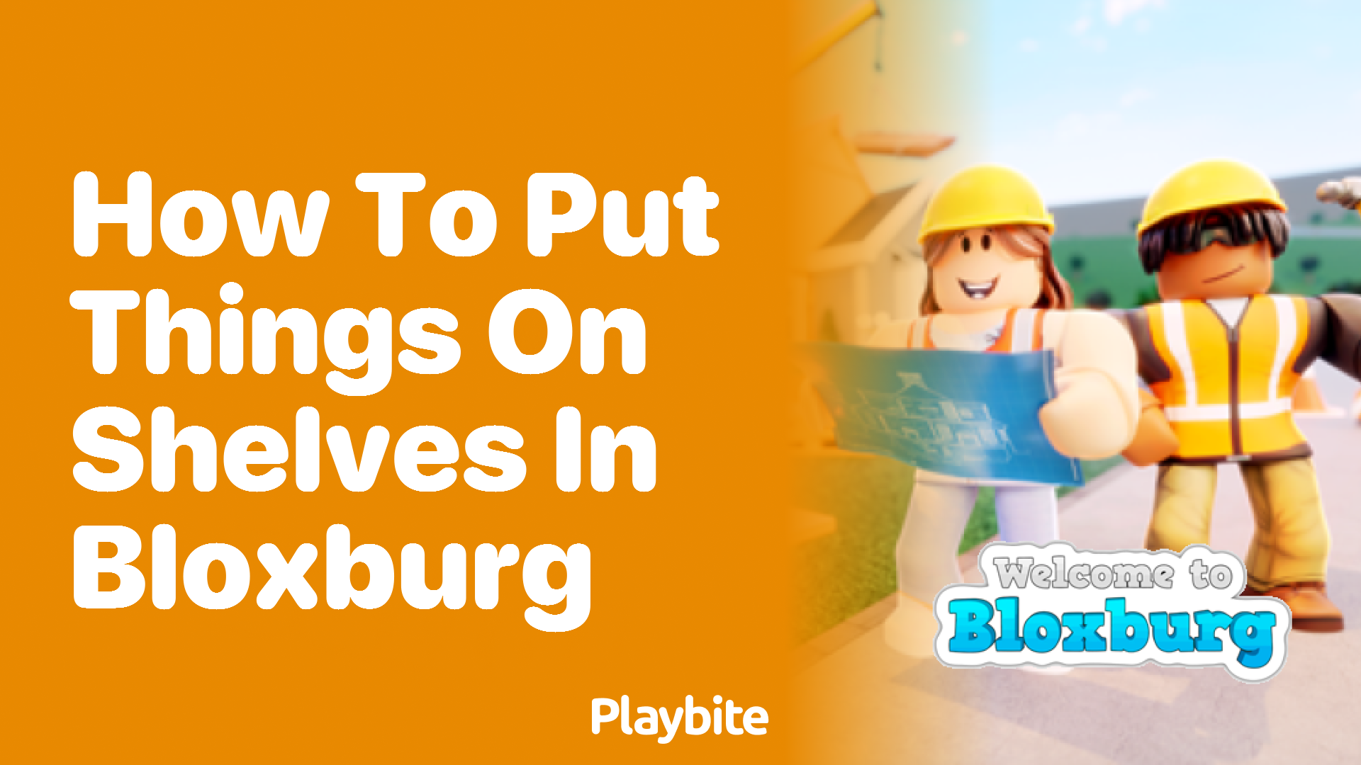 How to Put Things on Shelves in Bloxburg