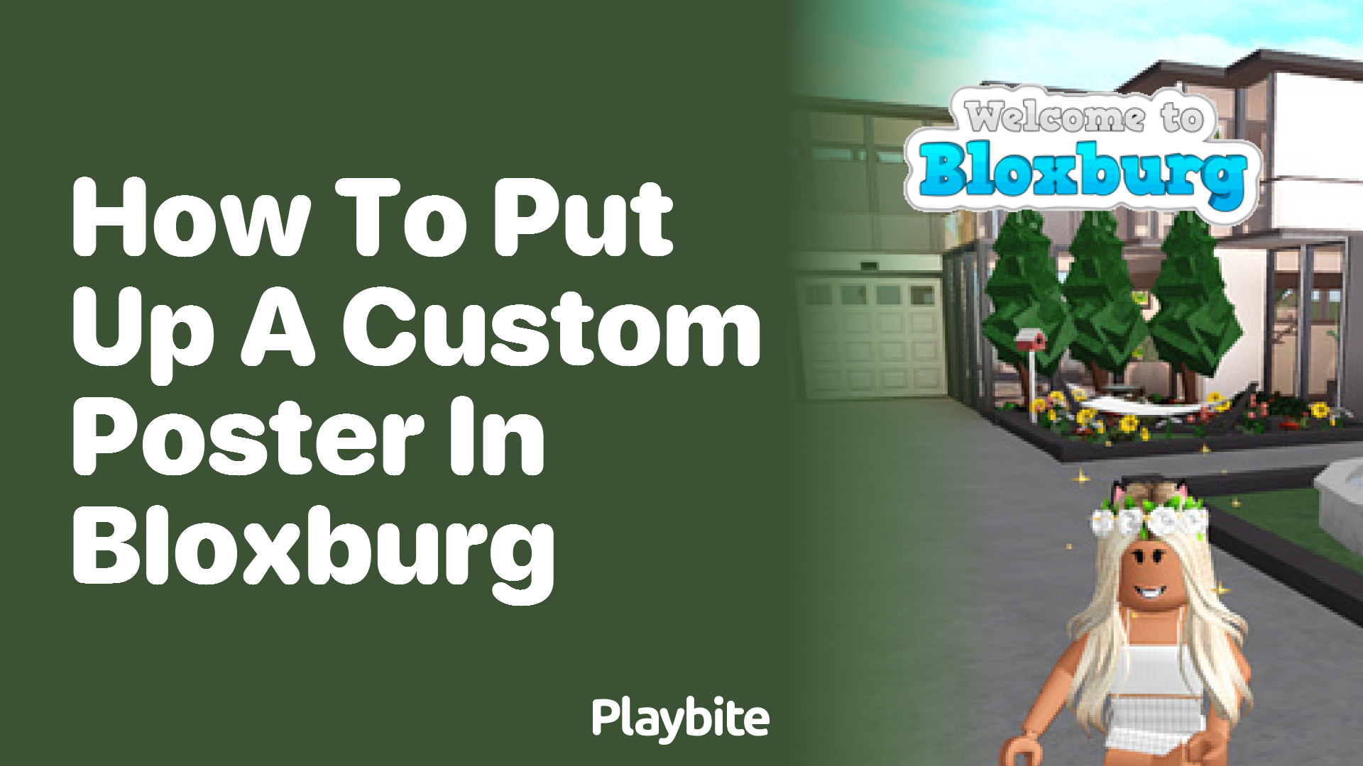 How to Put Up a Custom Poster in Bloxburg