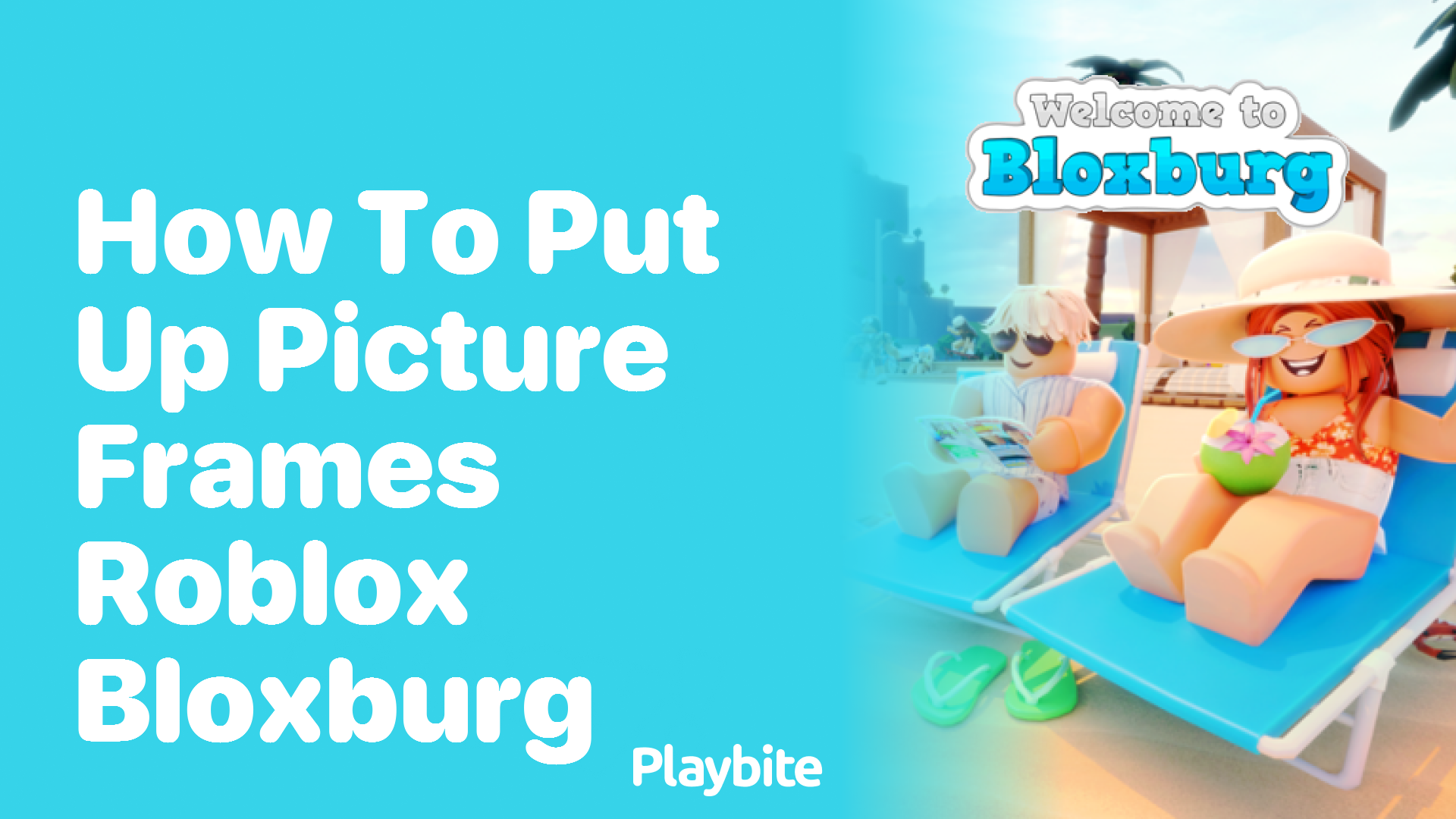 How to Put Up Picture Frames in Roblox Bloxburg