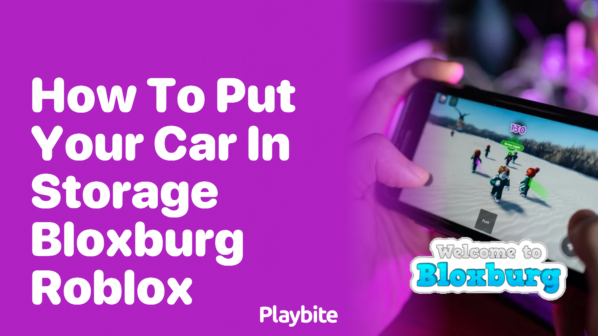 How to Put Your Car in Storage in Bloxburg Roblox