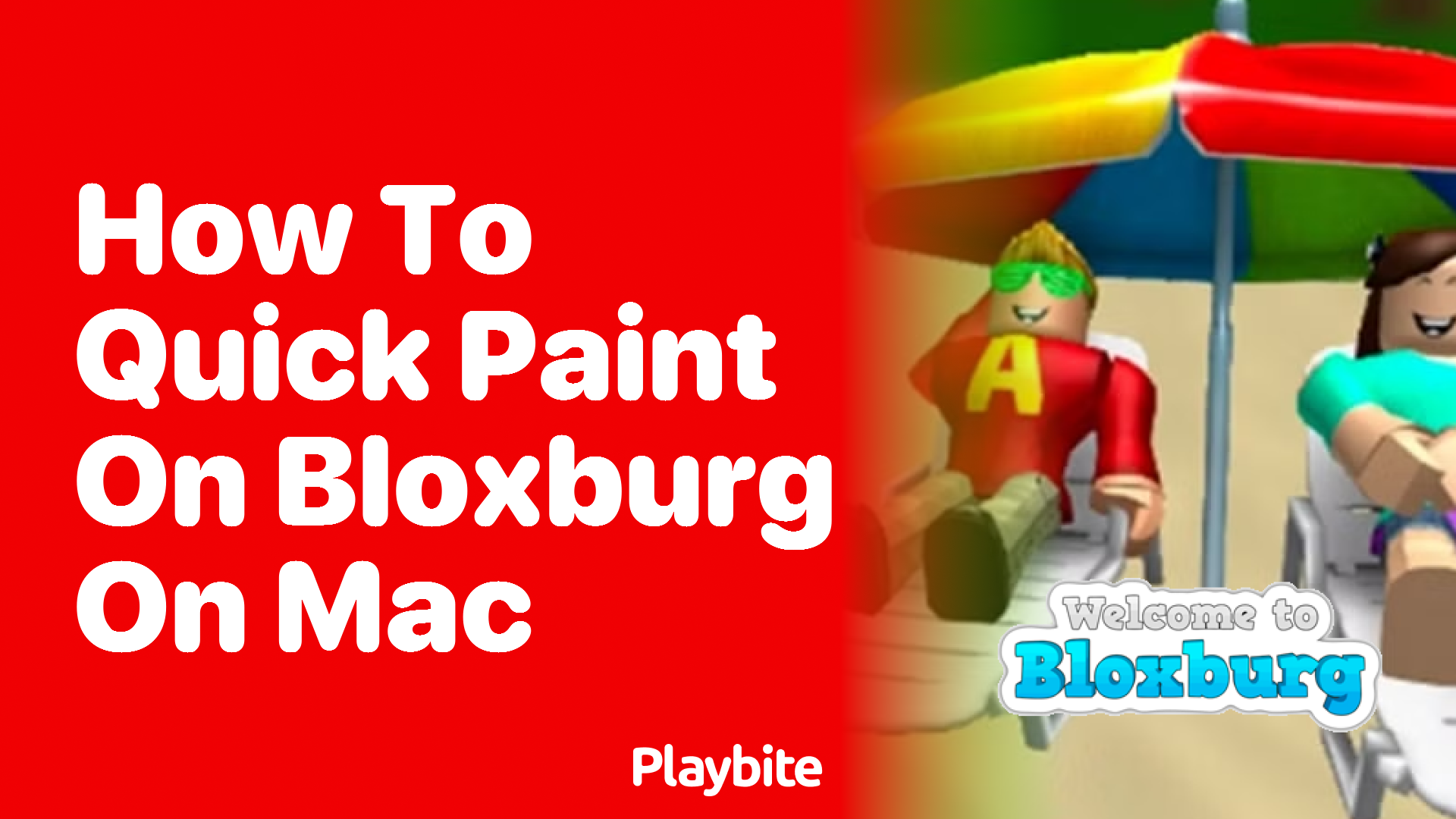 How to Quick Paint on Bloxburg on a Mac