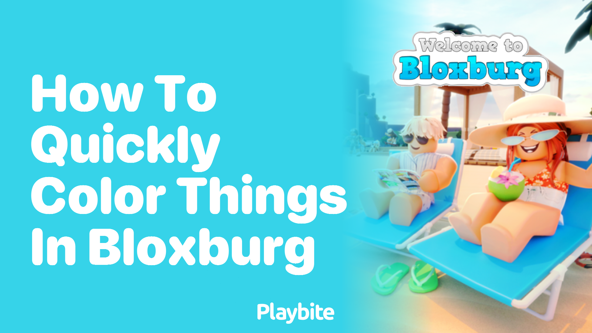 How to Quickly Color Things in Bloxburg