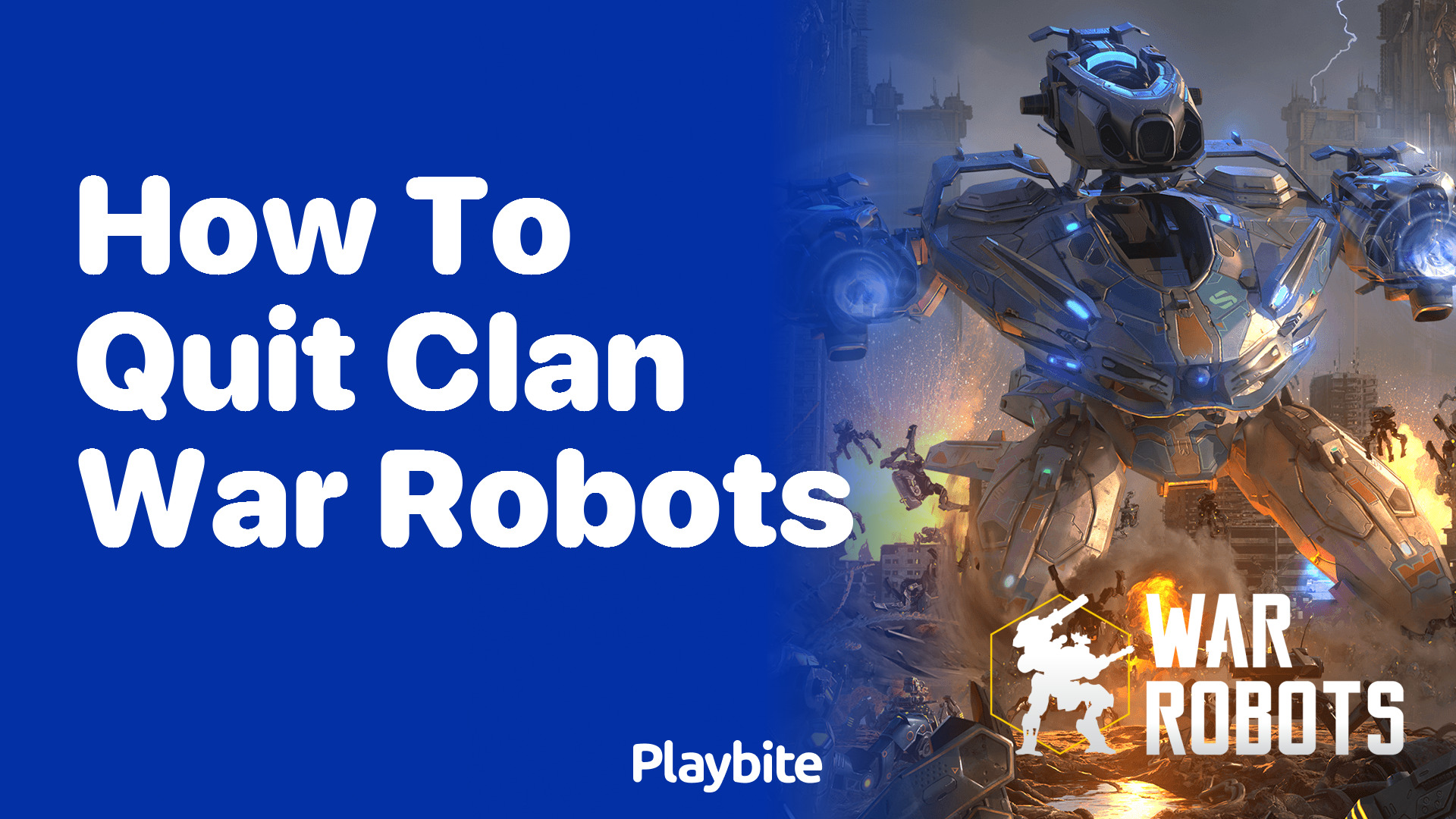 How to Quit a Clan in War Robots