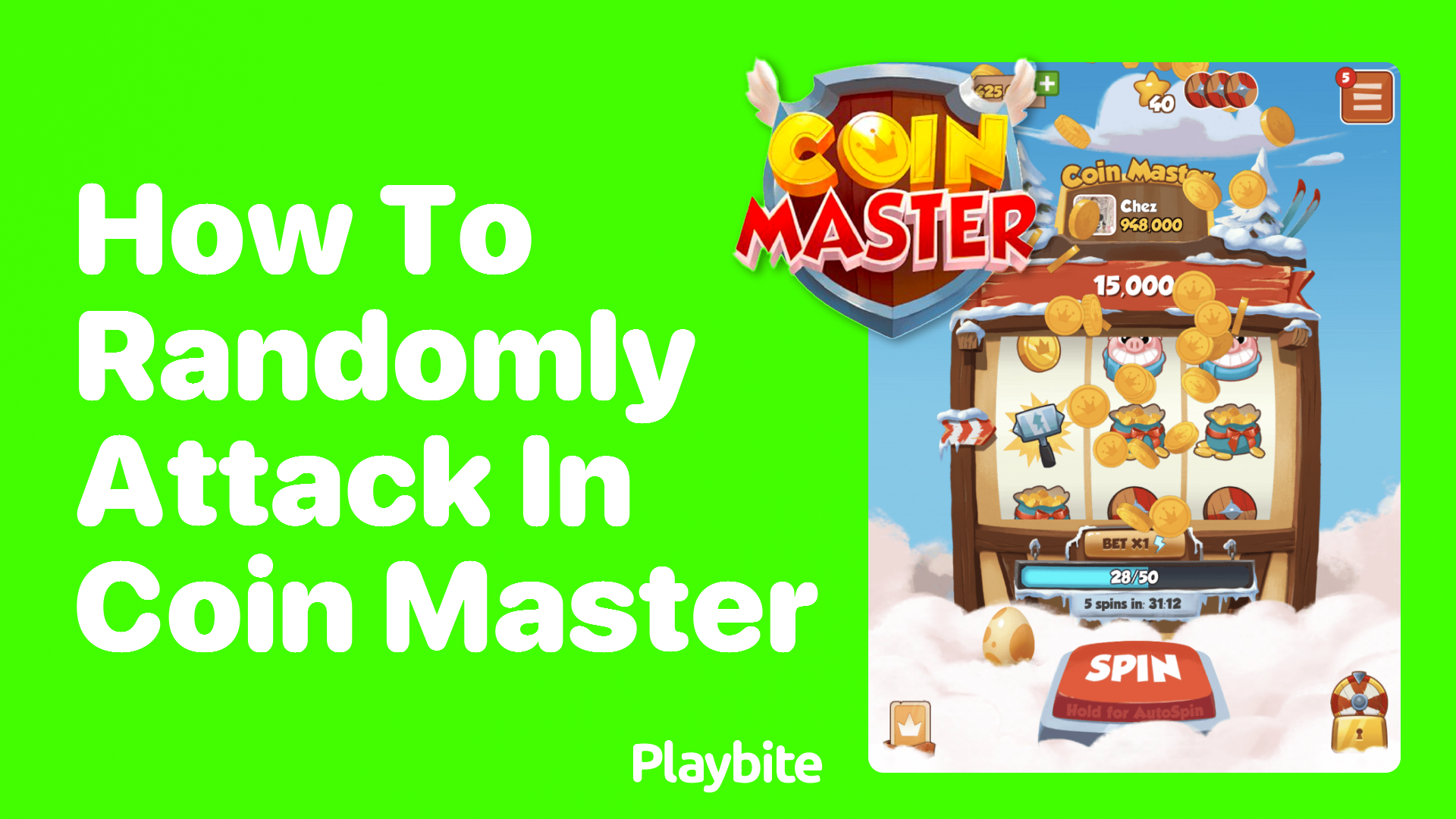 How to Randomly Attack in Coin Master Playbite