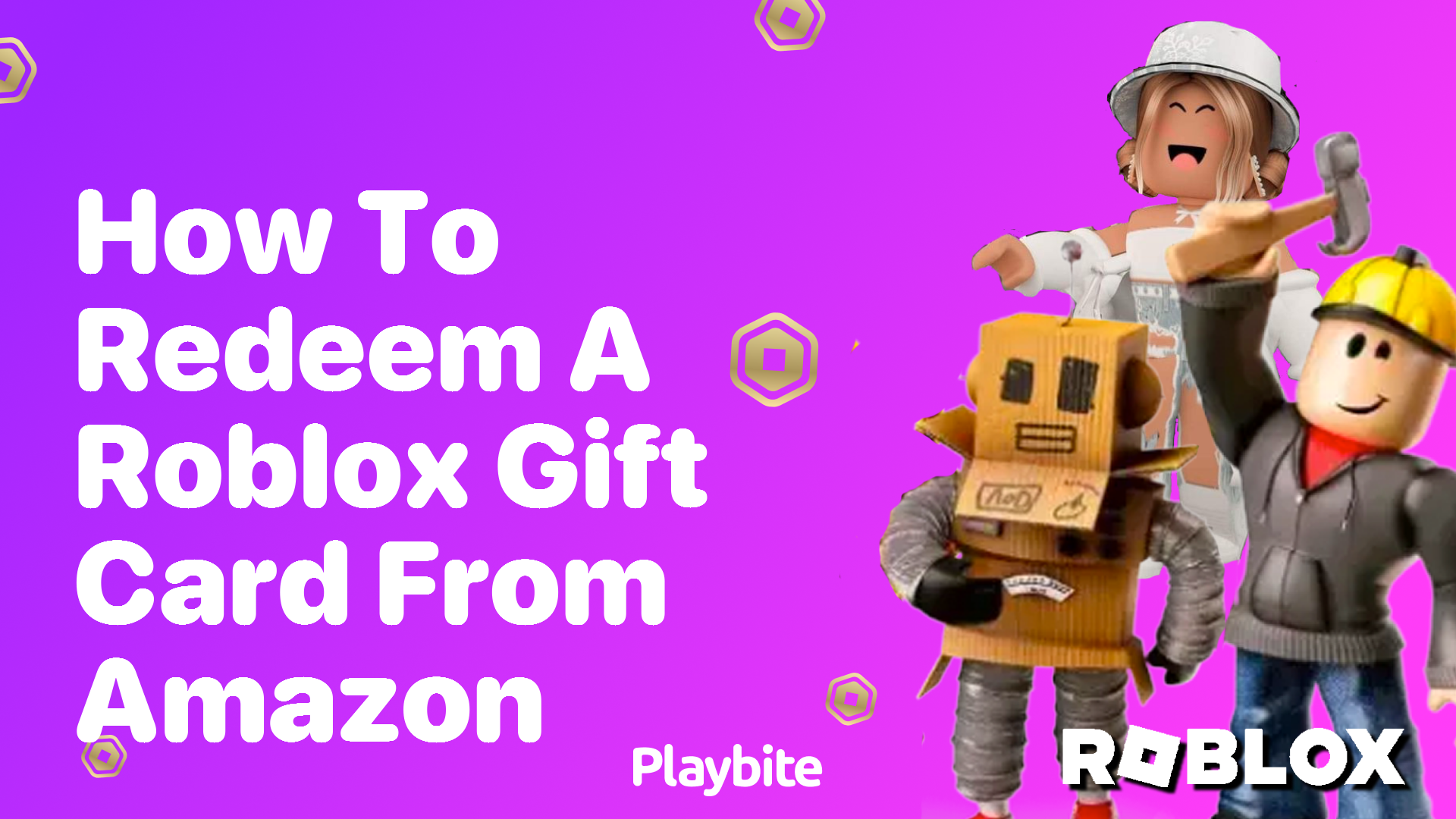 How to Redeem a Roblox Gift Card from Amazon