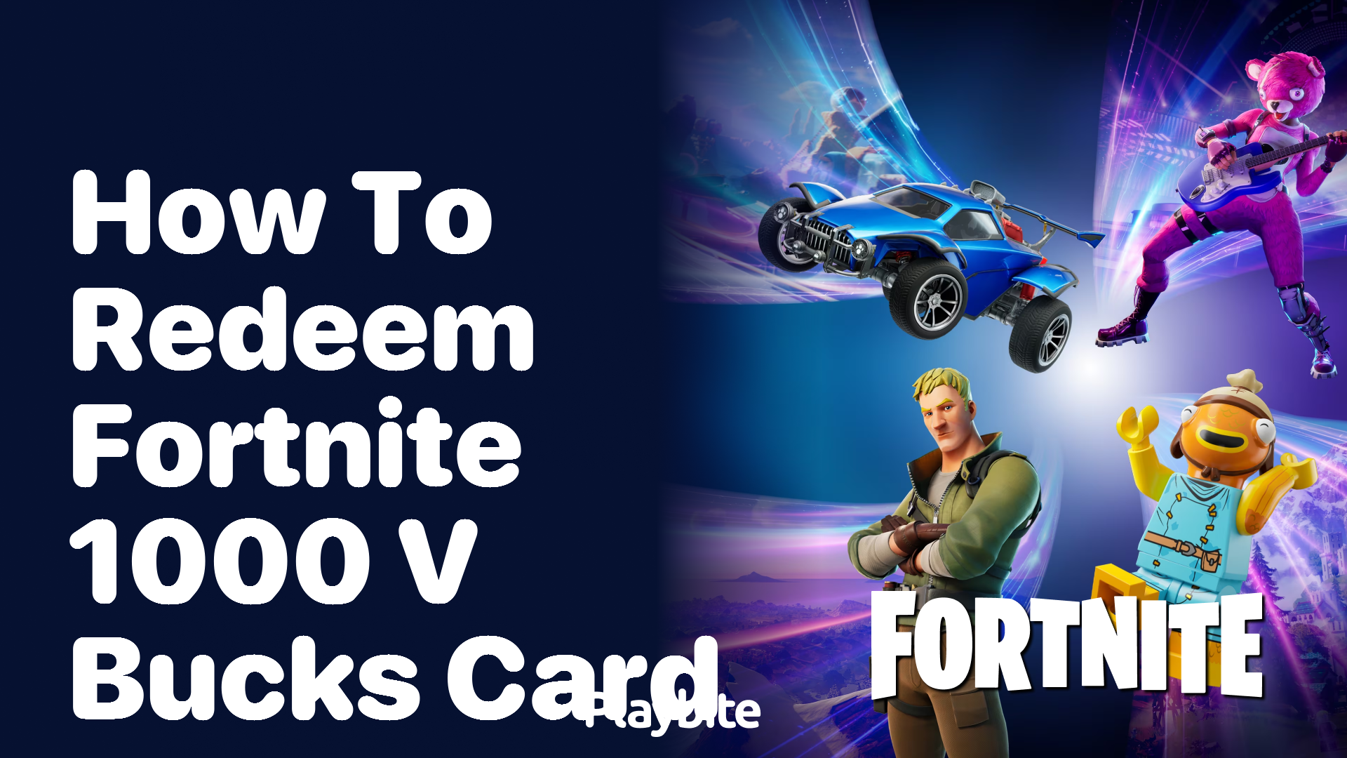 How to Redeem a Fortnite 1000 V-Bucks Card