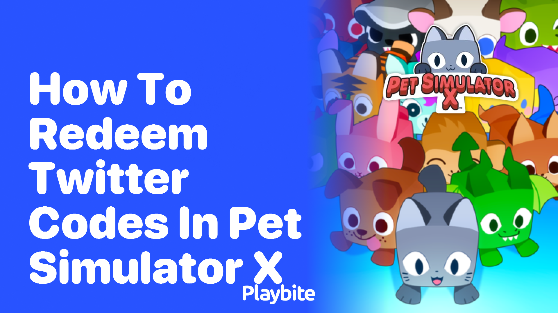 How to Redeem Twitter Codes in Pet Simulator X