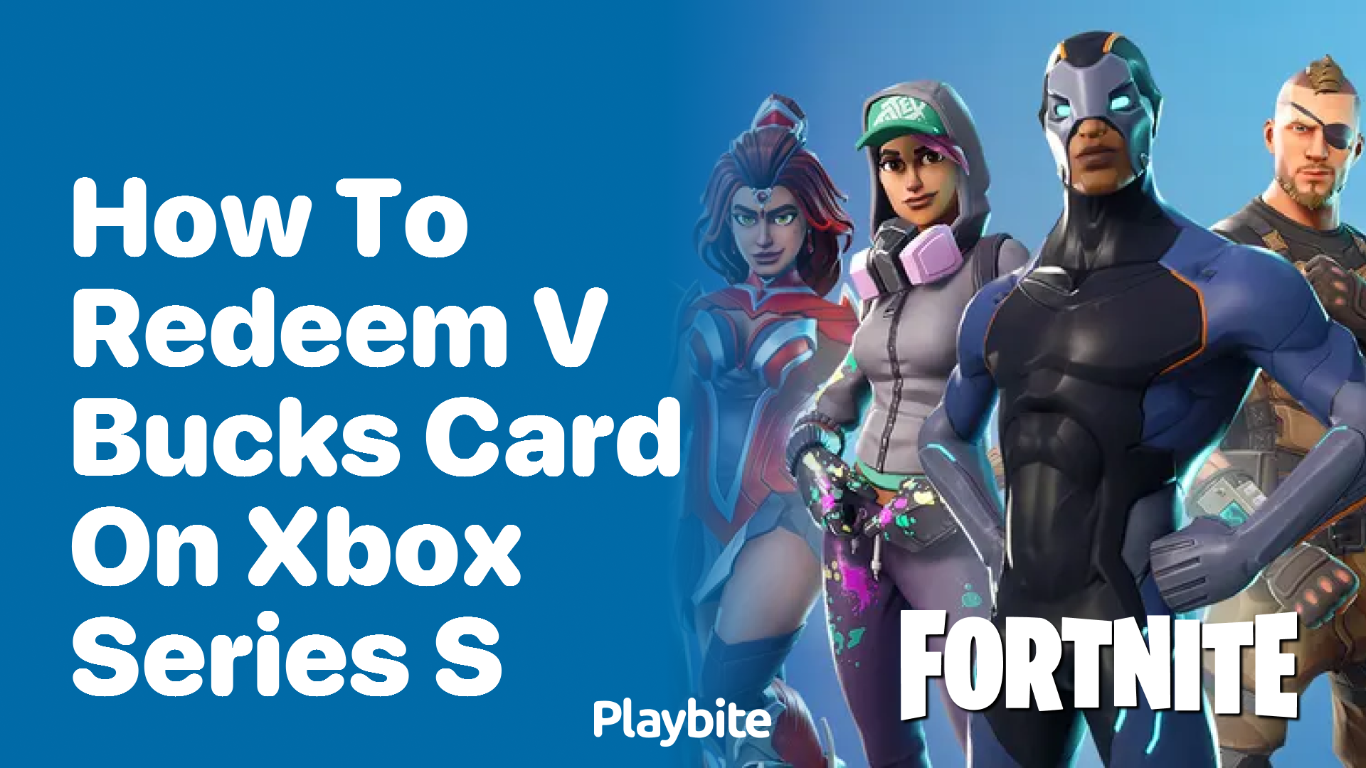 How to Redeem a V-Bucks Card on Xbox Series S