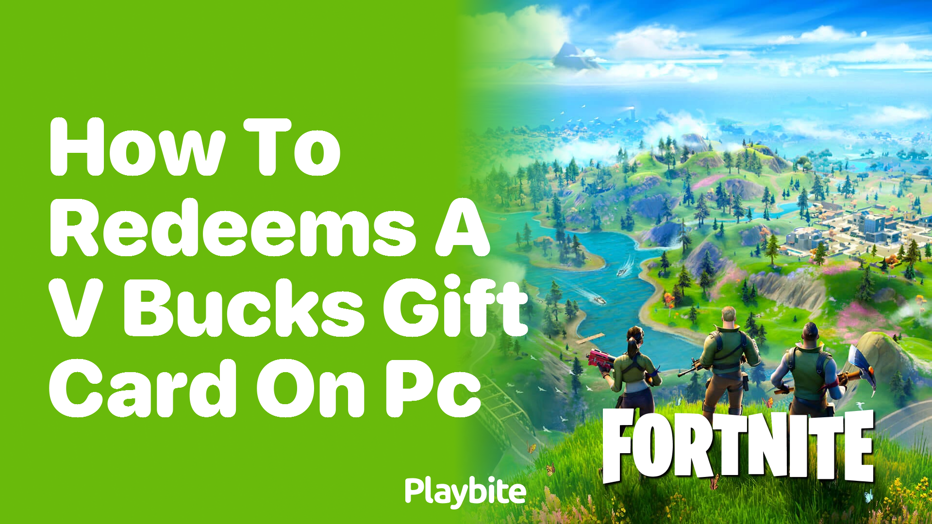 How to Redeem a V-Bucks Gift Card on PC