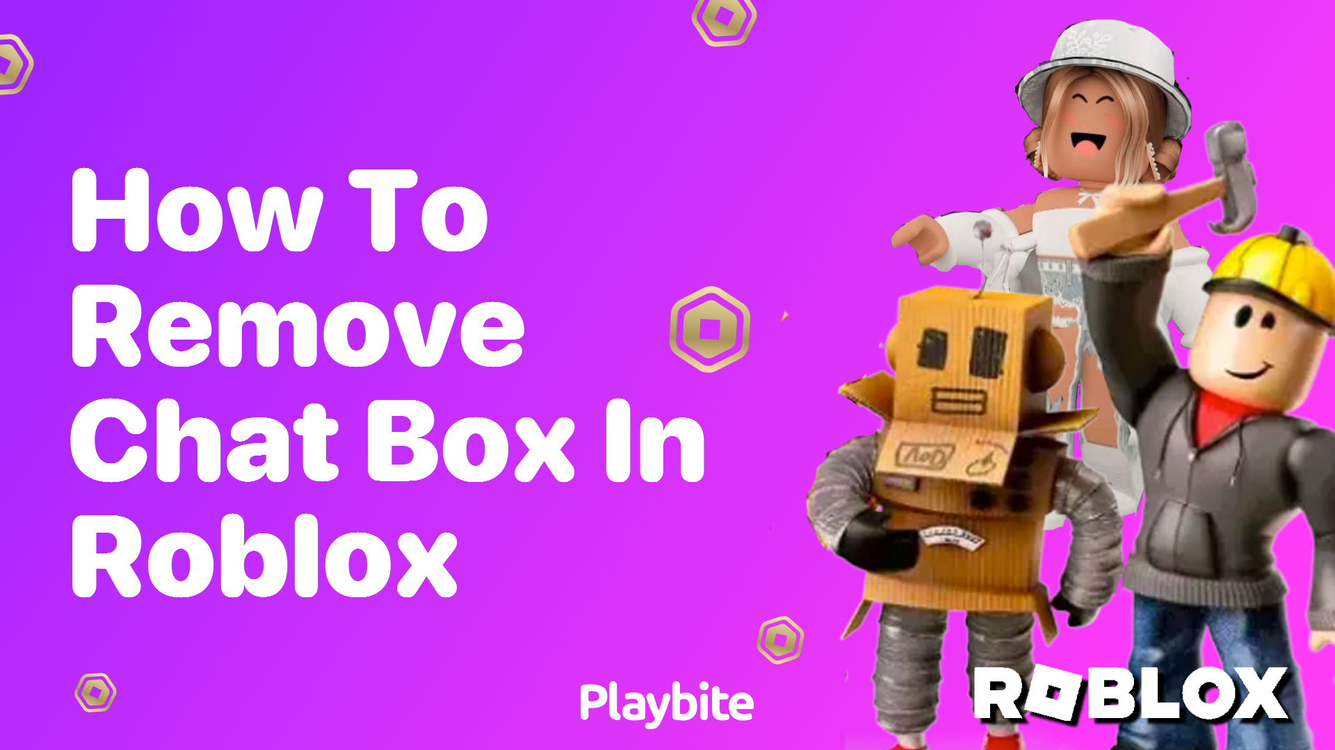 How to Remove the Chat Box in Roblox