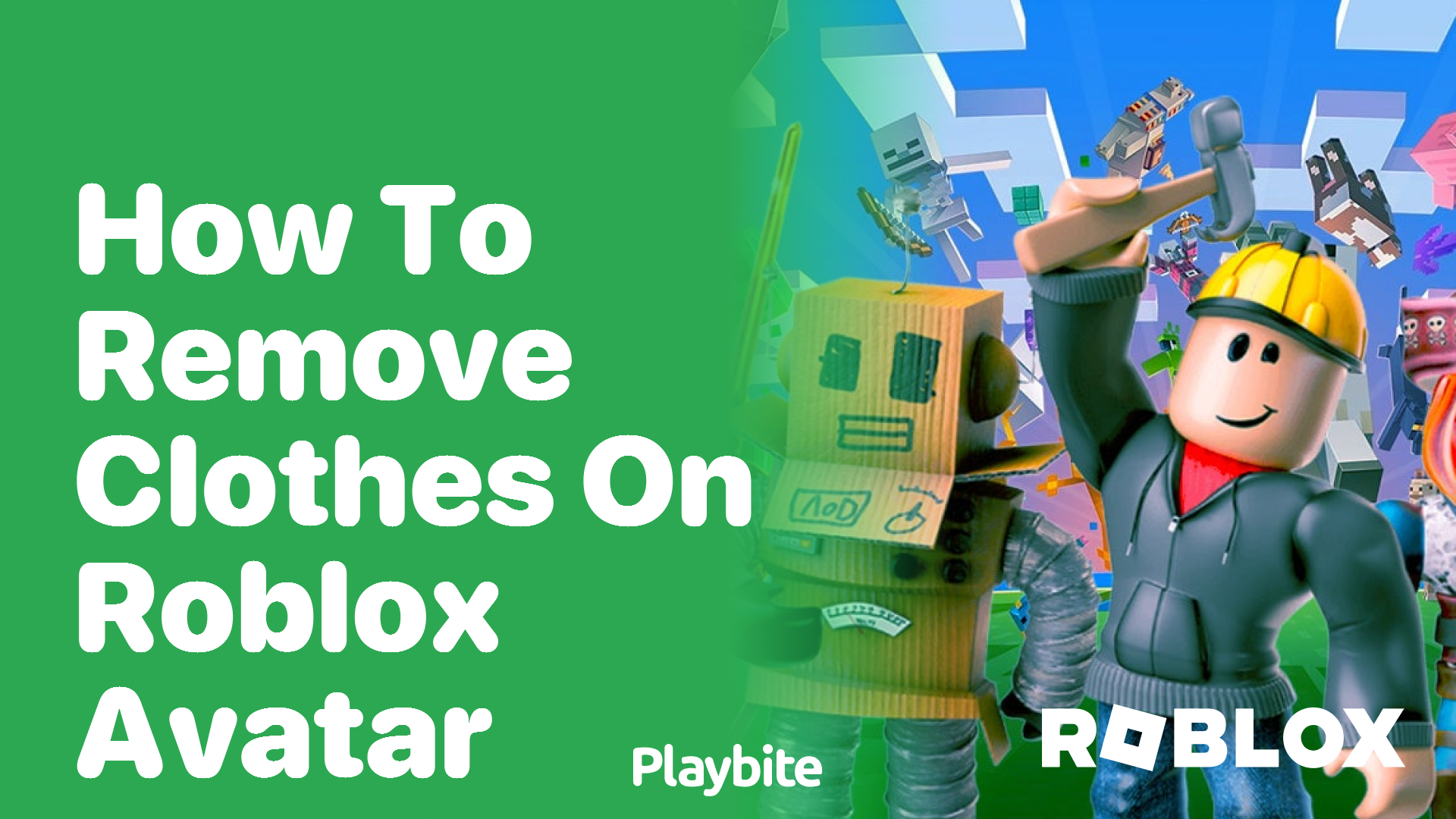 How to Remove Clothes on Your Roblox Avatar - Playbite