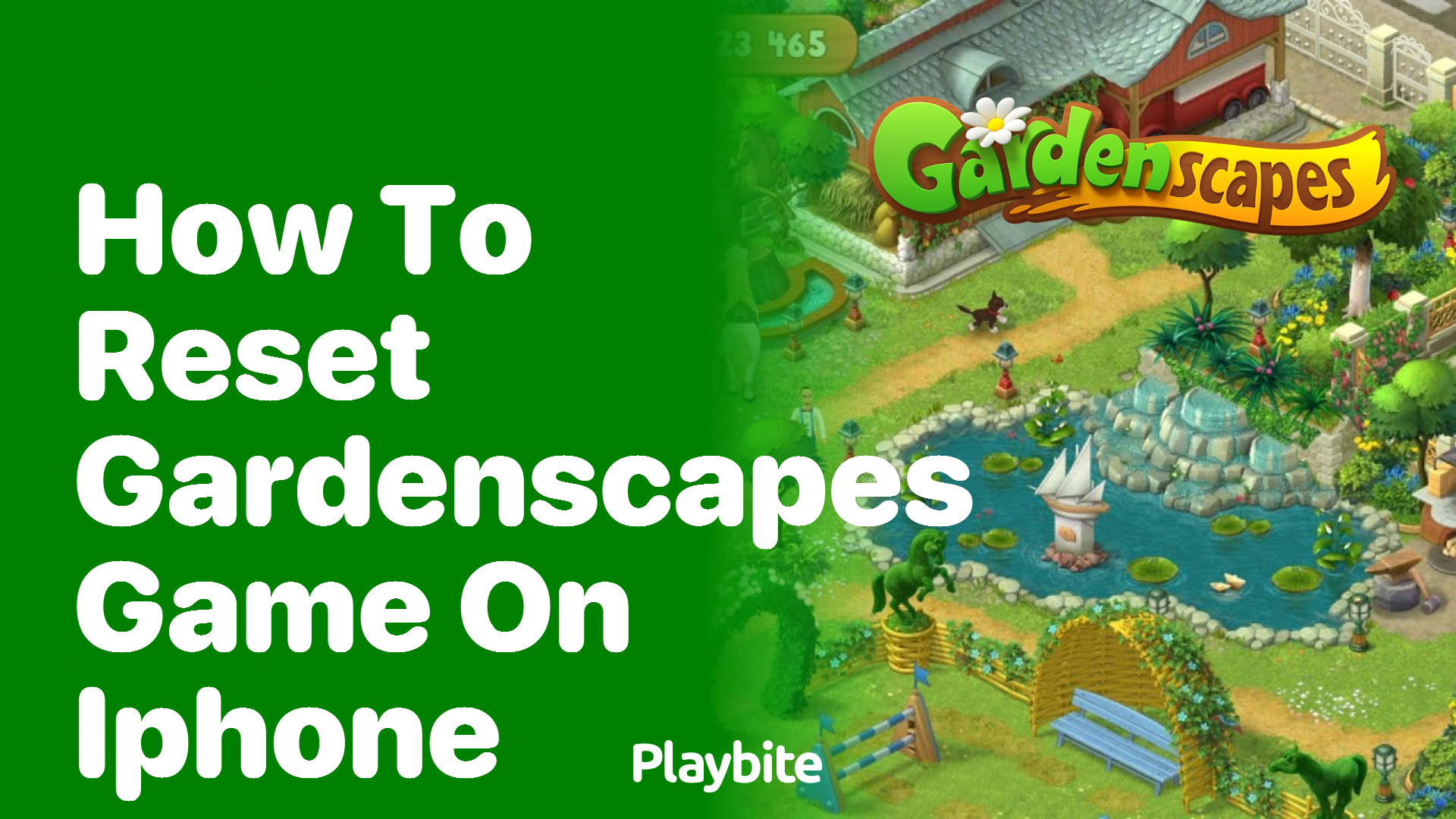 How to Reset Gardenscapes Game on iPhone