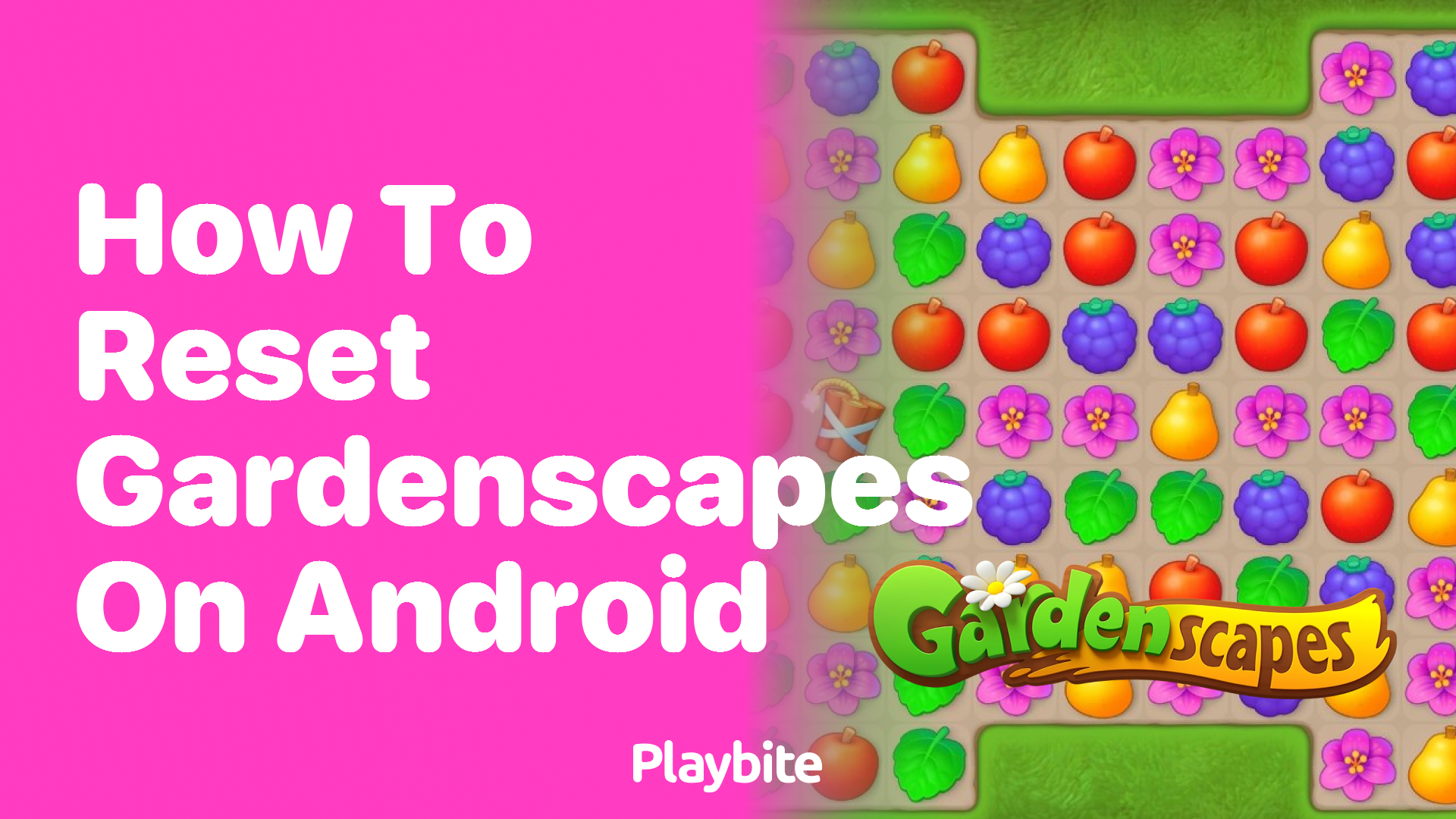 How to Reset Gardenscapes on Android