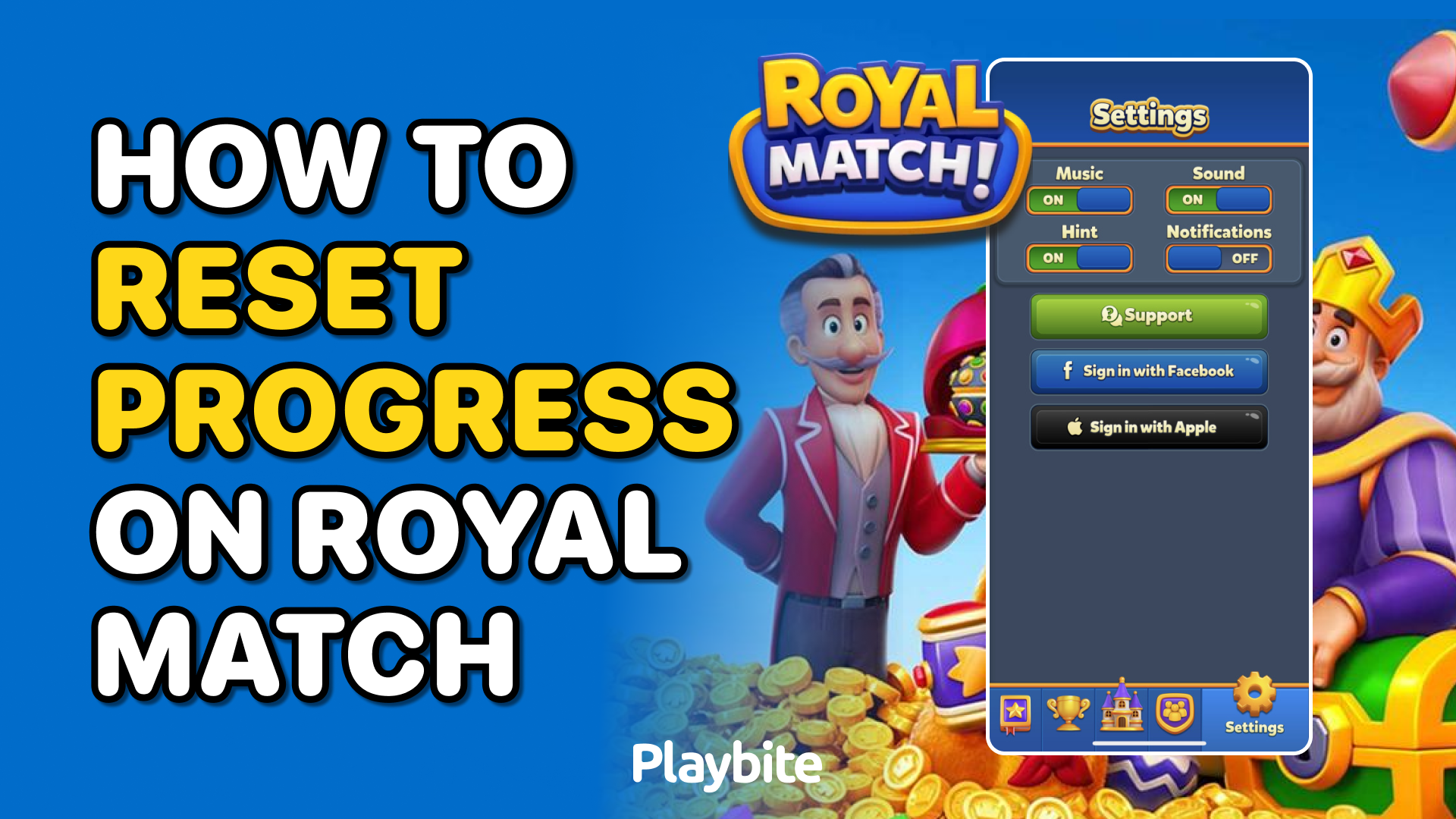 How to Reset Progress on Royal Match
