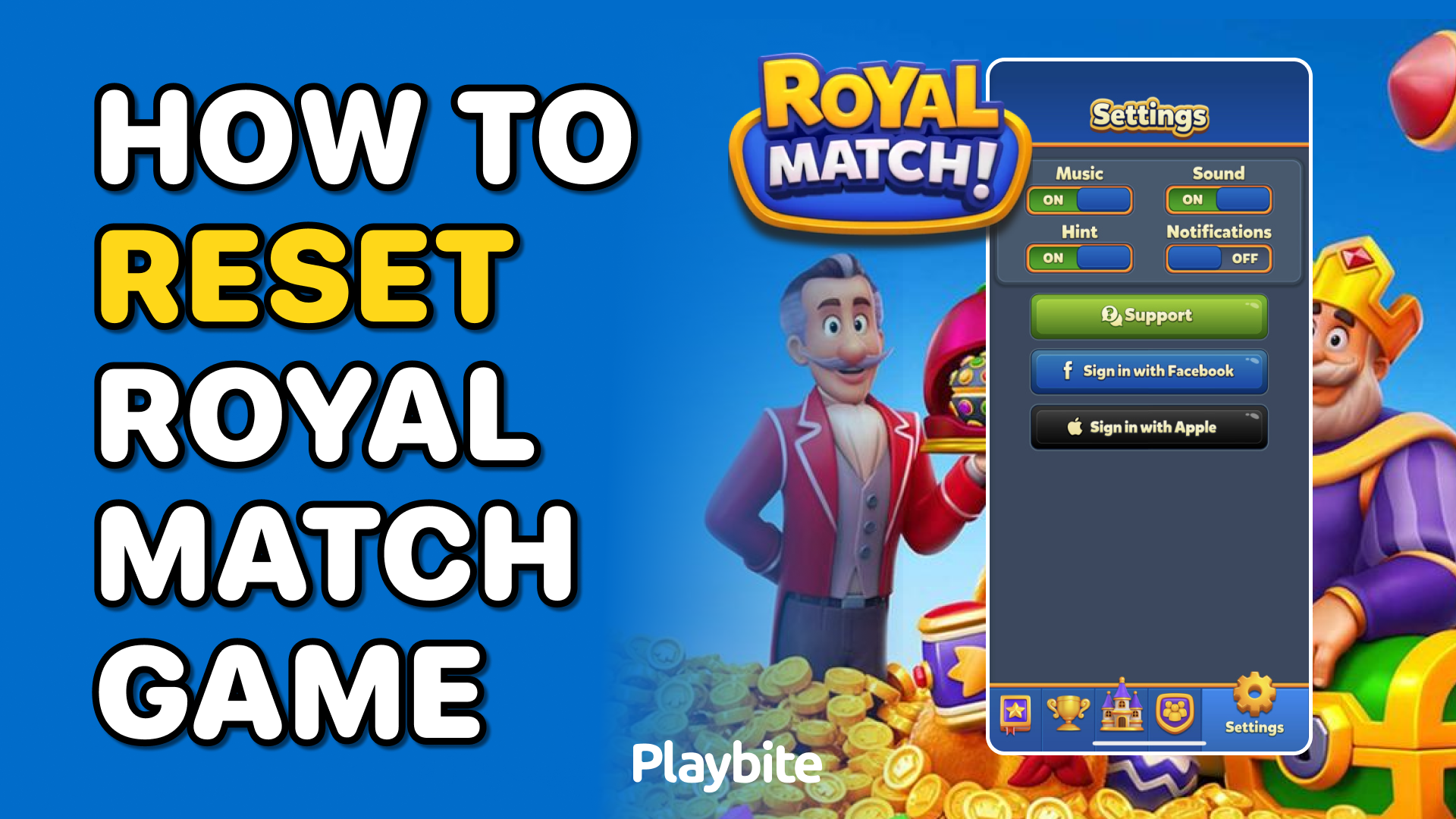 How to Reset Your Royal Match Game