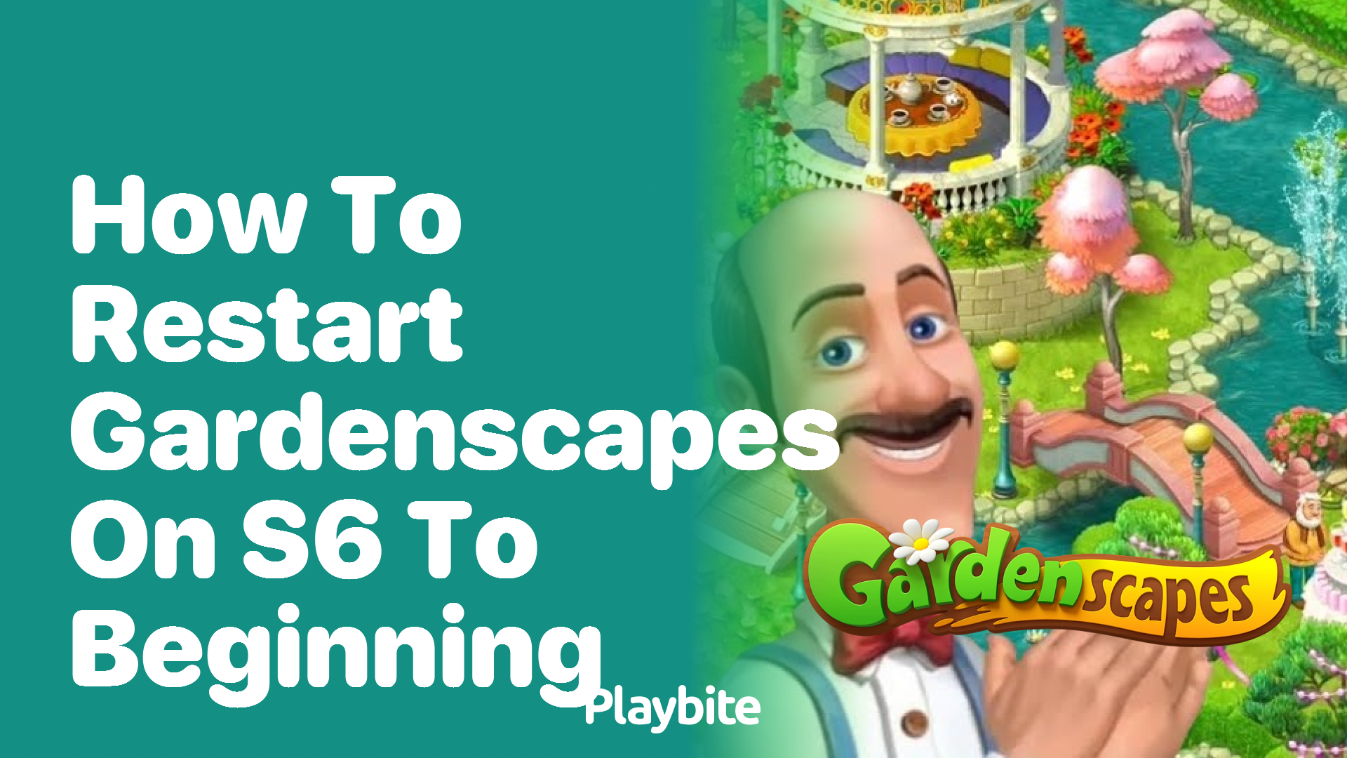 How to Restart Gardenscapes on S6 to Beginning