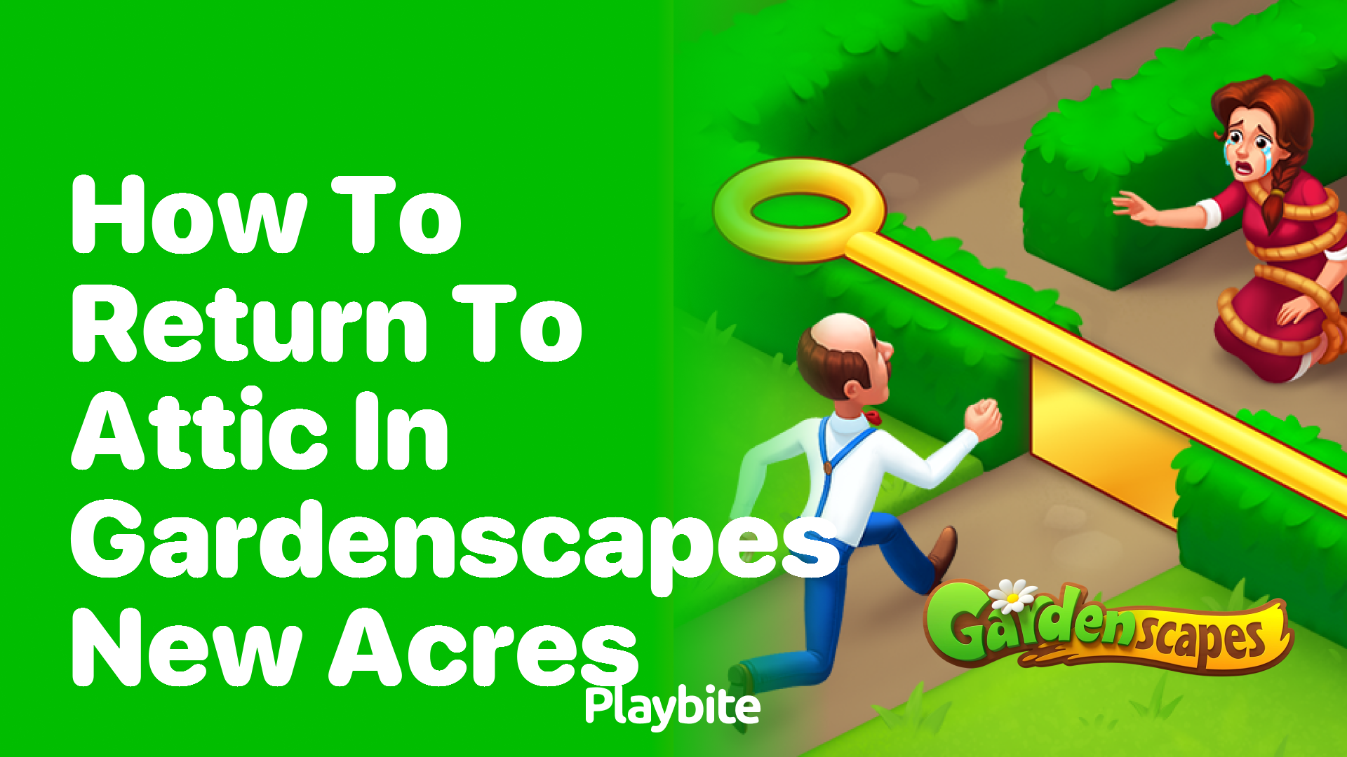 How to Return to the Attic in Gardenscapes New Acres?