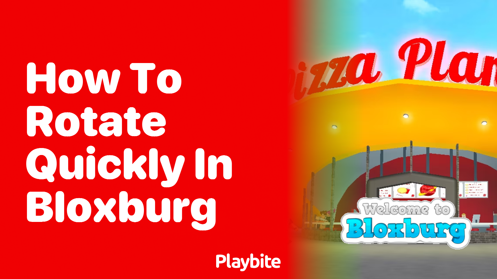 How to Rotate Quickly in Bloxburg