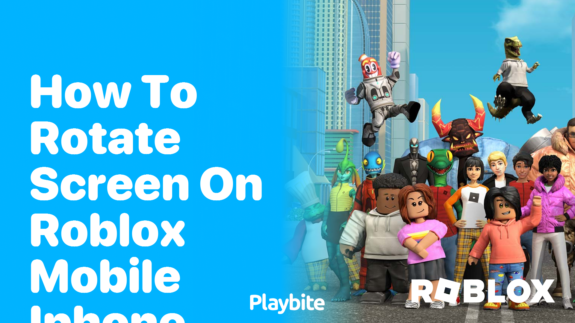 How to Rotate the Screen on Roblox Mobile for iPhone - Playbite