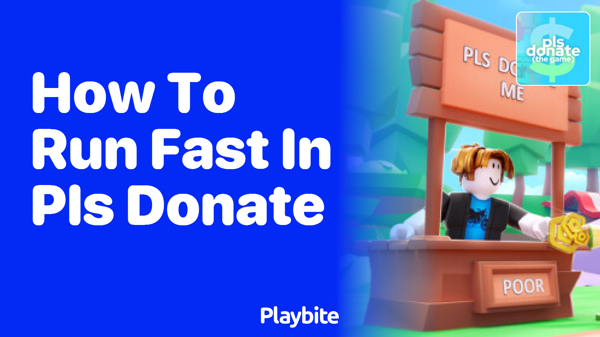 How to Run Fast in PLS DONATE on Roblox