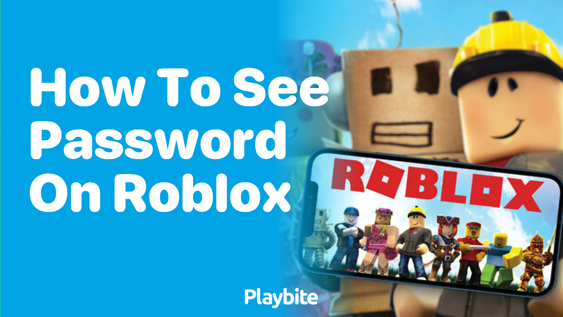 How to See Your Password on Roblox