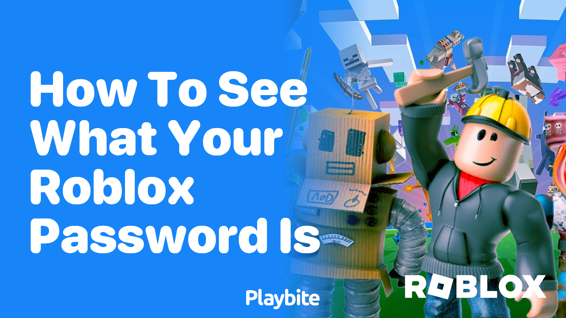 How to See What Your Roblox Password Is