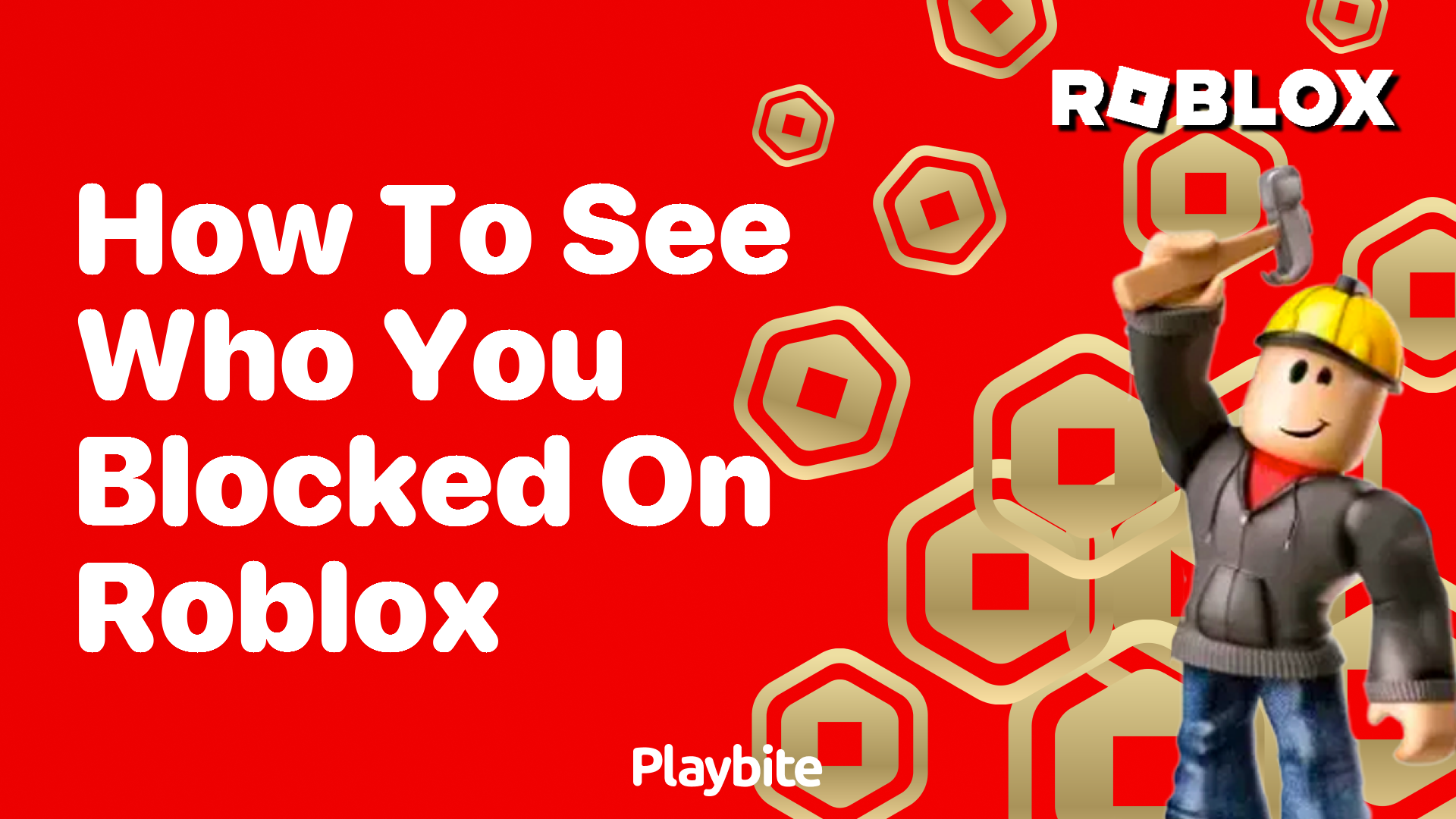 How To See Who You Blocked On Roblox Playbite 2022