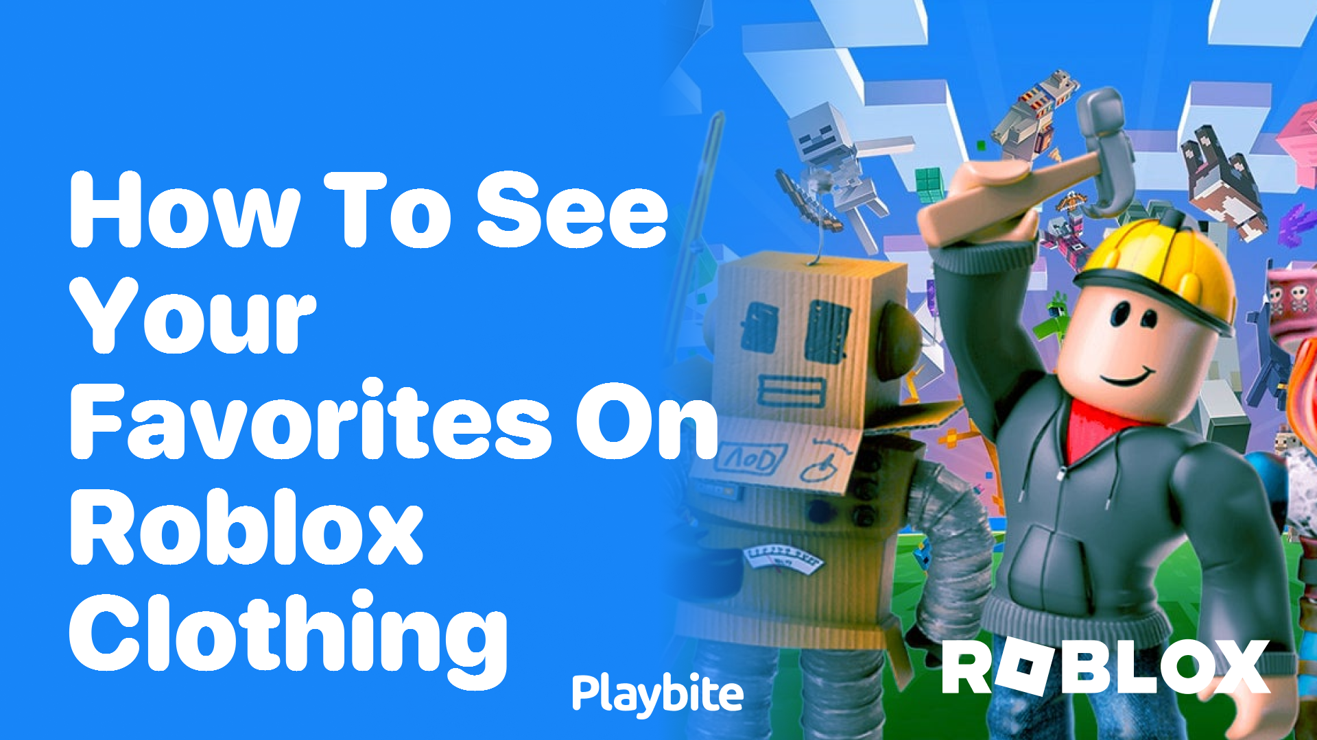 How to See Your Favorites on Roblox Clothing - Playbite