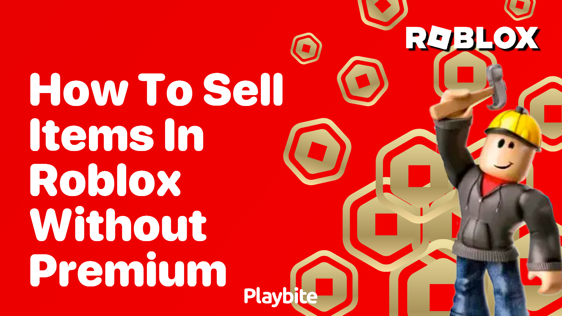 how to sell items in roblox without premium for free